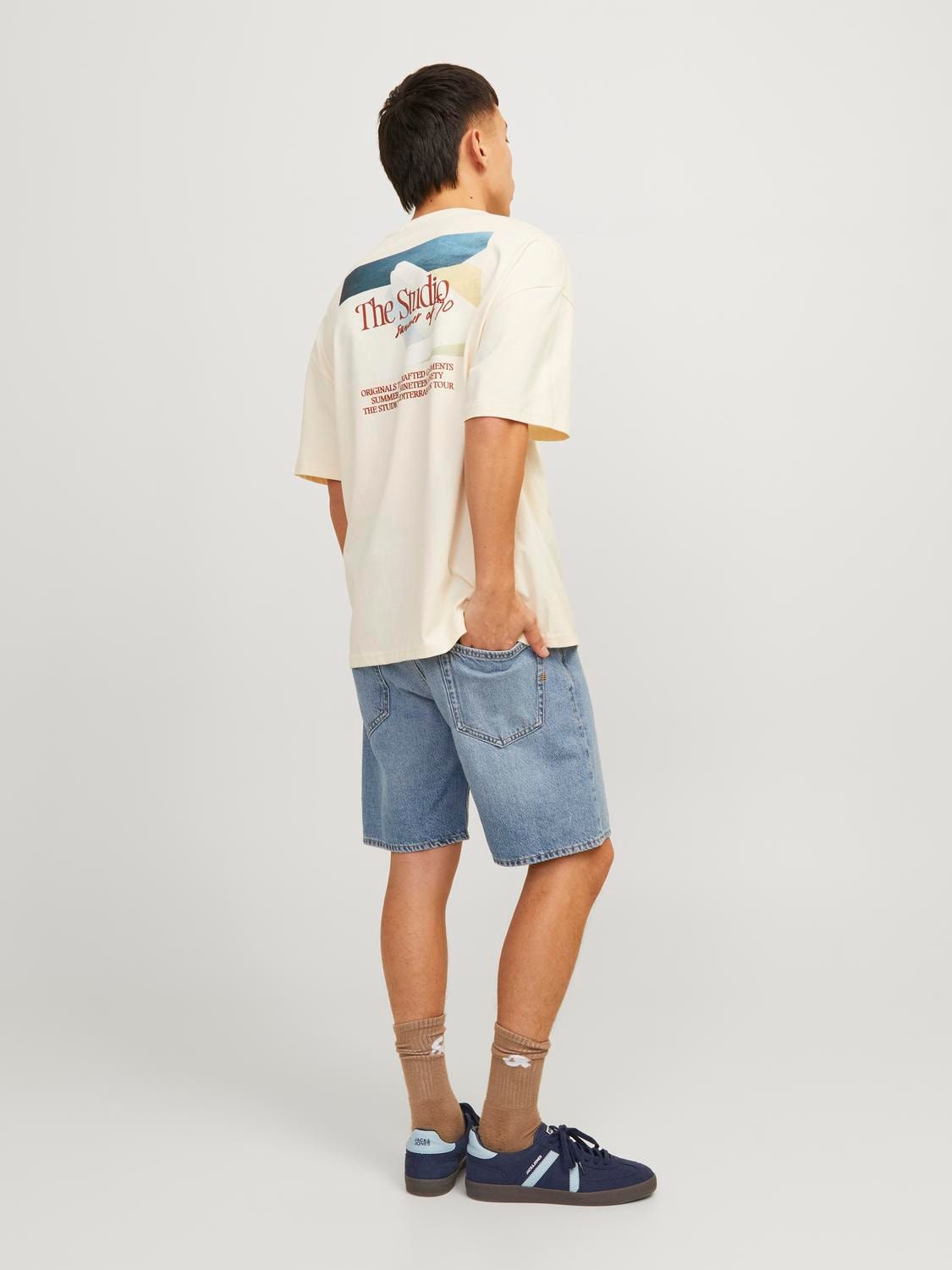 JACK & JONES DENIM RELAXED FIT SHORTS