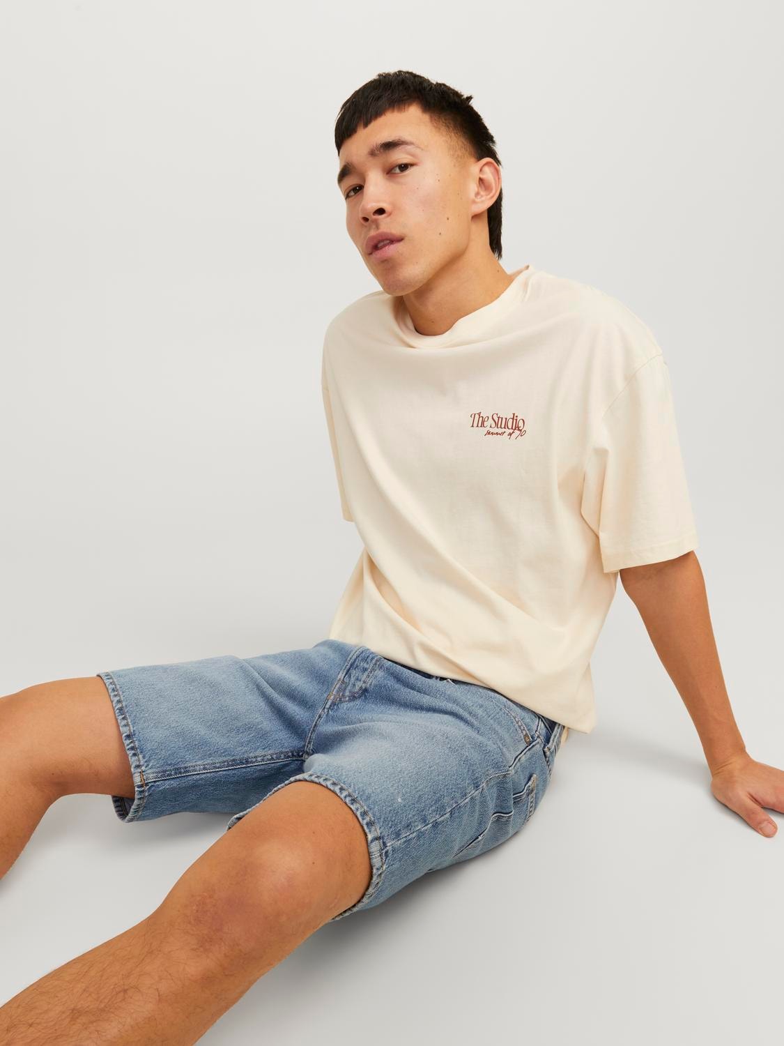 JACK & JONES DENIM RELAXED FIT SHORTS