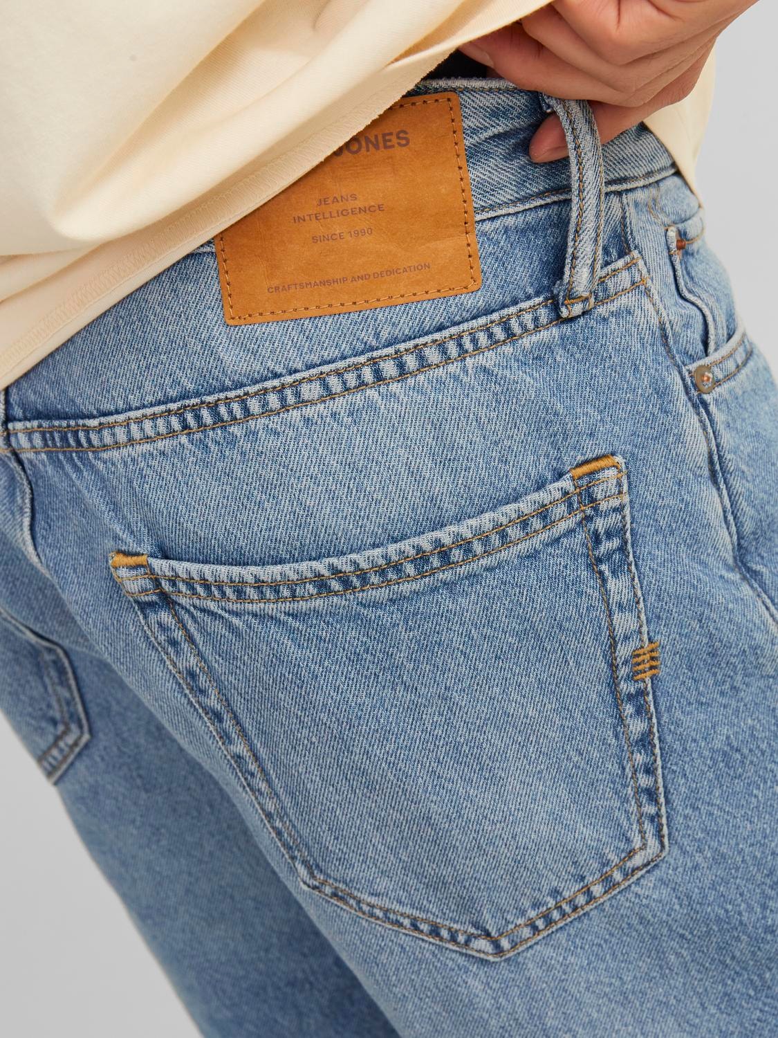 JACK & JONES DENIM RELAXED FIT SHORTS