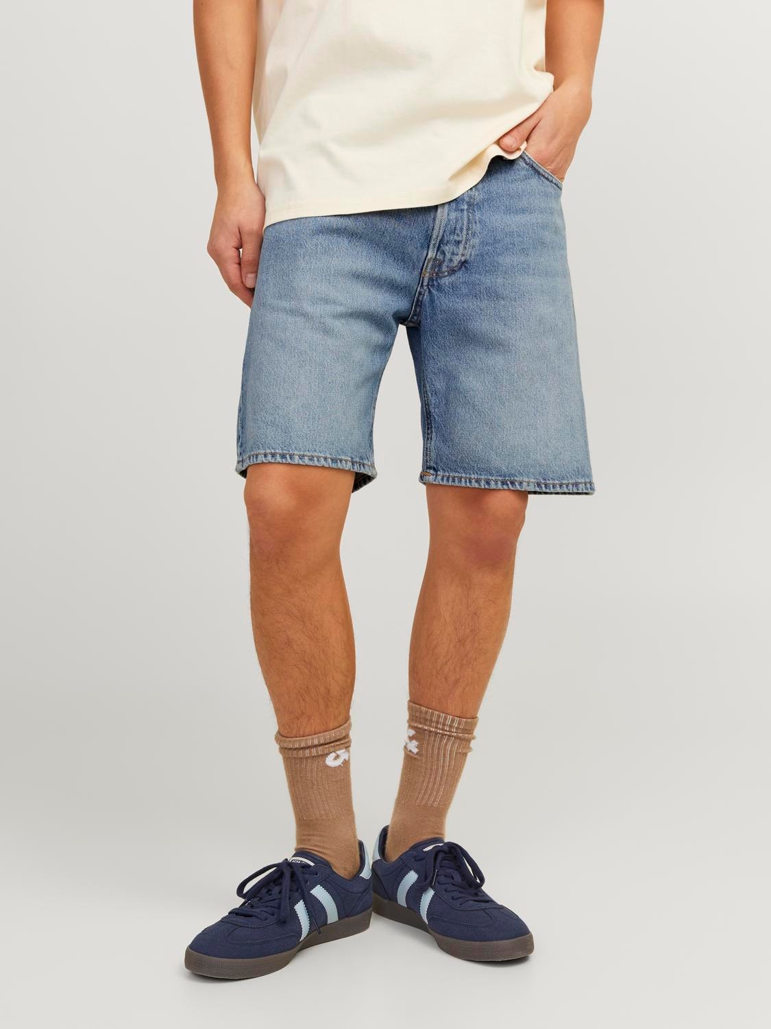 JACK & JONES DENIM RELAXED FIT SHORTS