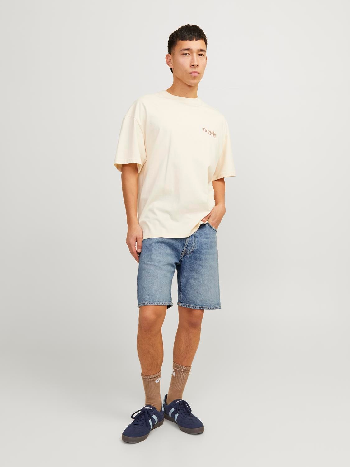 JACK & JONES DENIM RELAXED FIT SHORTS