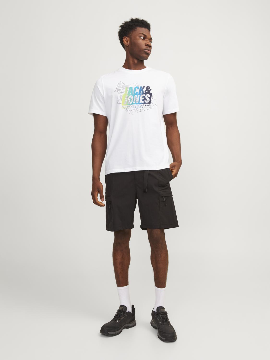 JACK & JONES T-SHIRT SUMMER - Col. Bianco