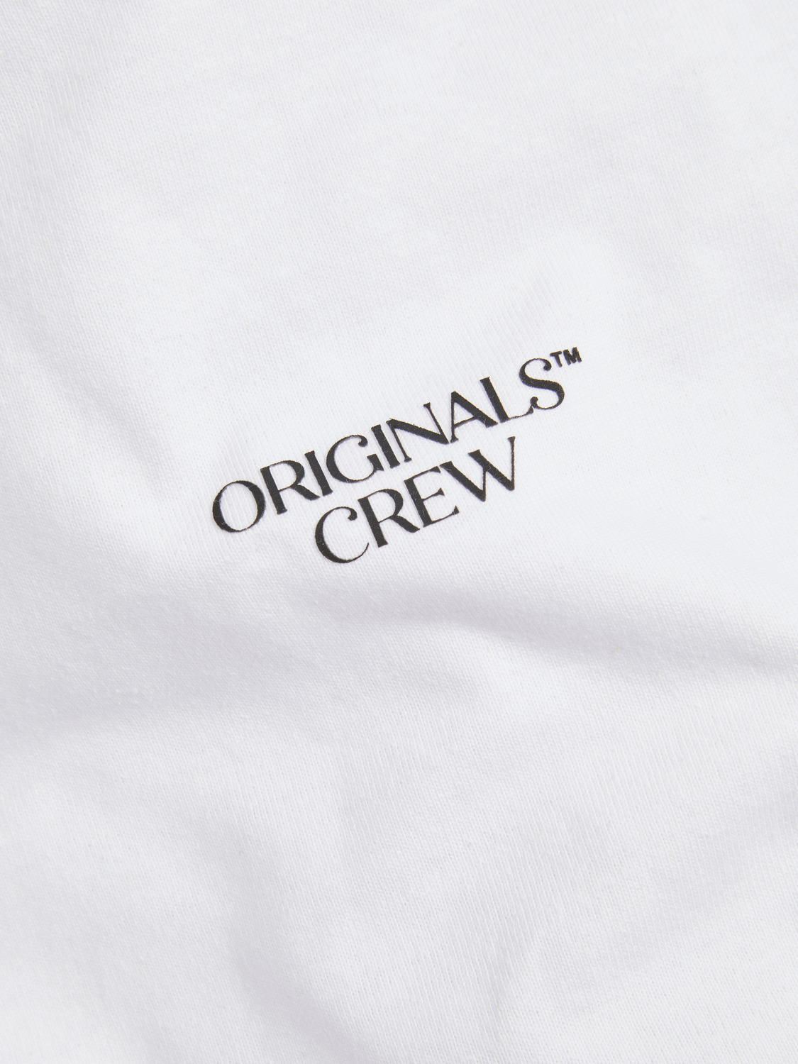 JACK & JONES T-SHIRT ORIGINALS CREW - Col. bianco