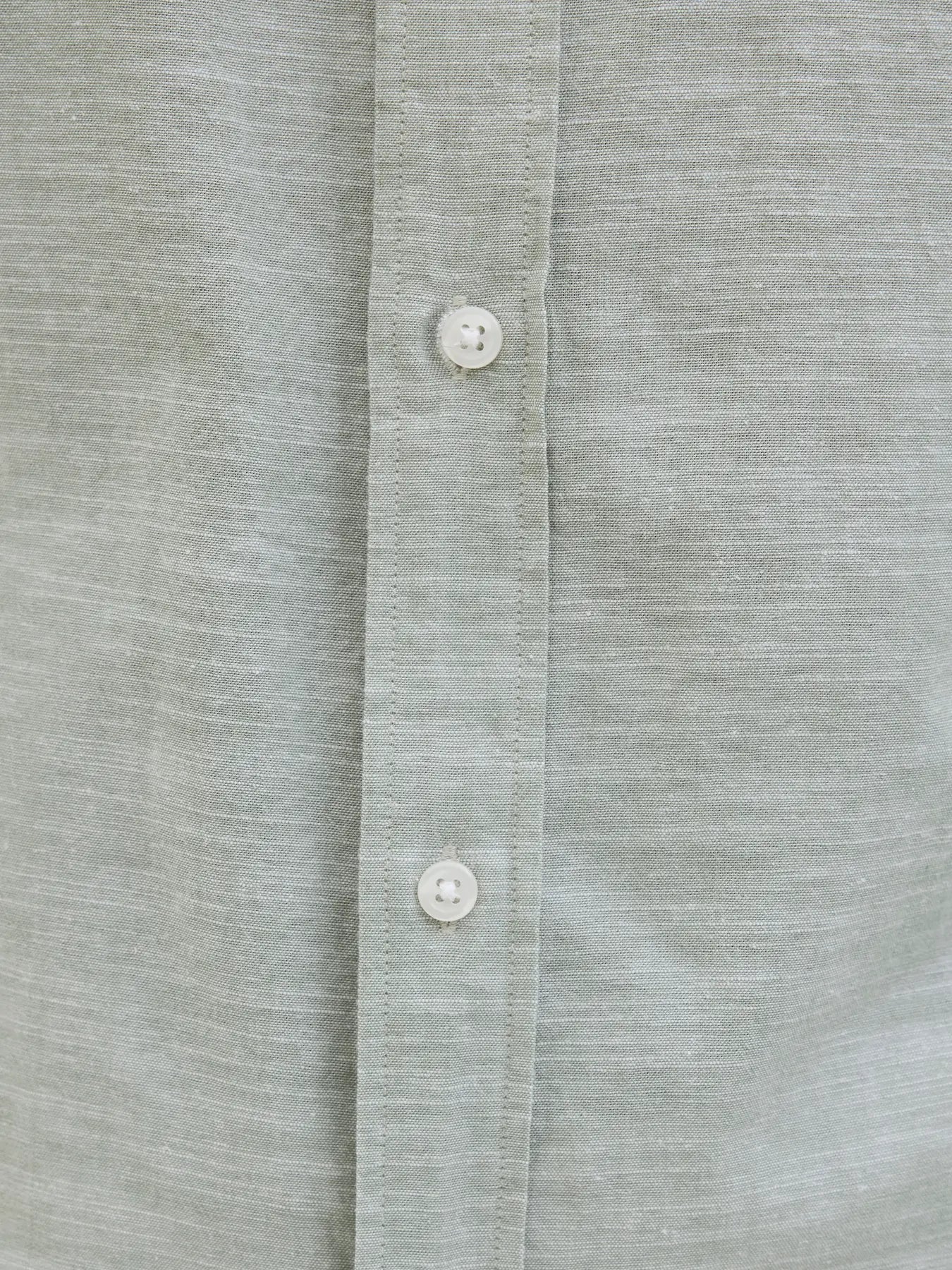 JACK & JONES PREMIUM CAMICIA IN MISTO LINO - col. Verde acqua