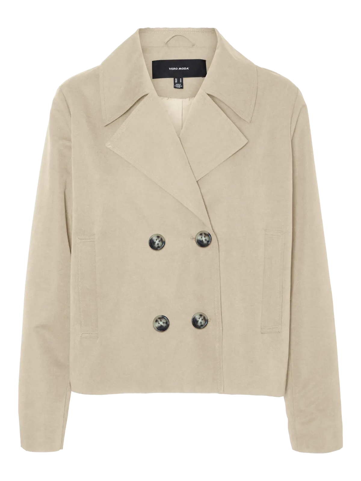 Vero Moda - VMCHLOEMIA Trench corto - bianco panna