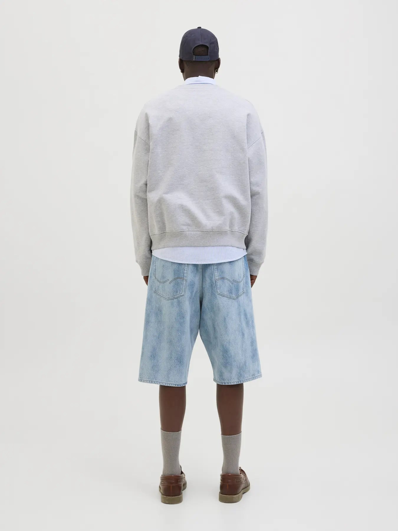 JACK & JONES SHORTS IN JEANS EXTRA BAGGY "JJIRON" - Denim
