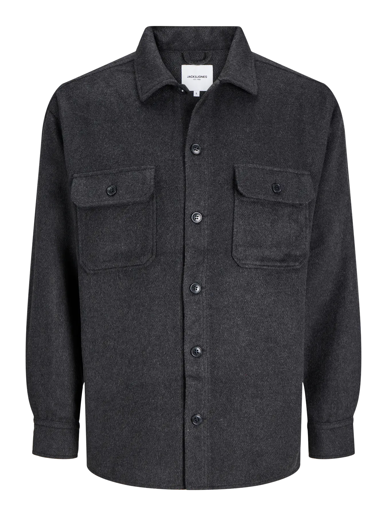 JACK & JONES GIACCA CAMICIA "JJEBRADLEY" RELAXED FIT - Col. nero