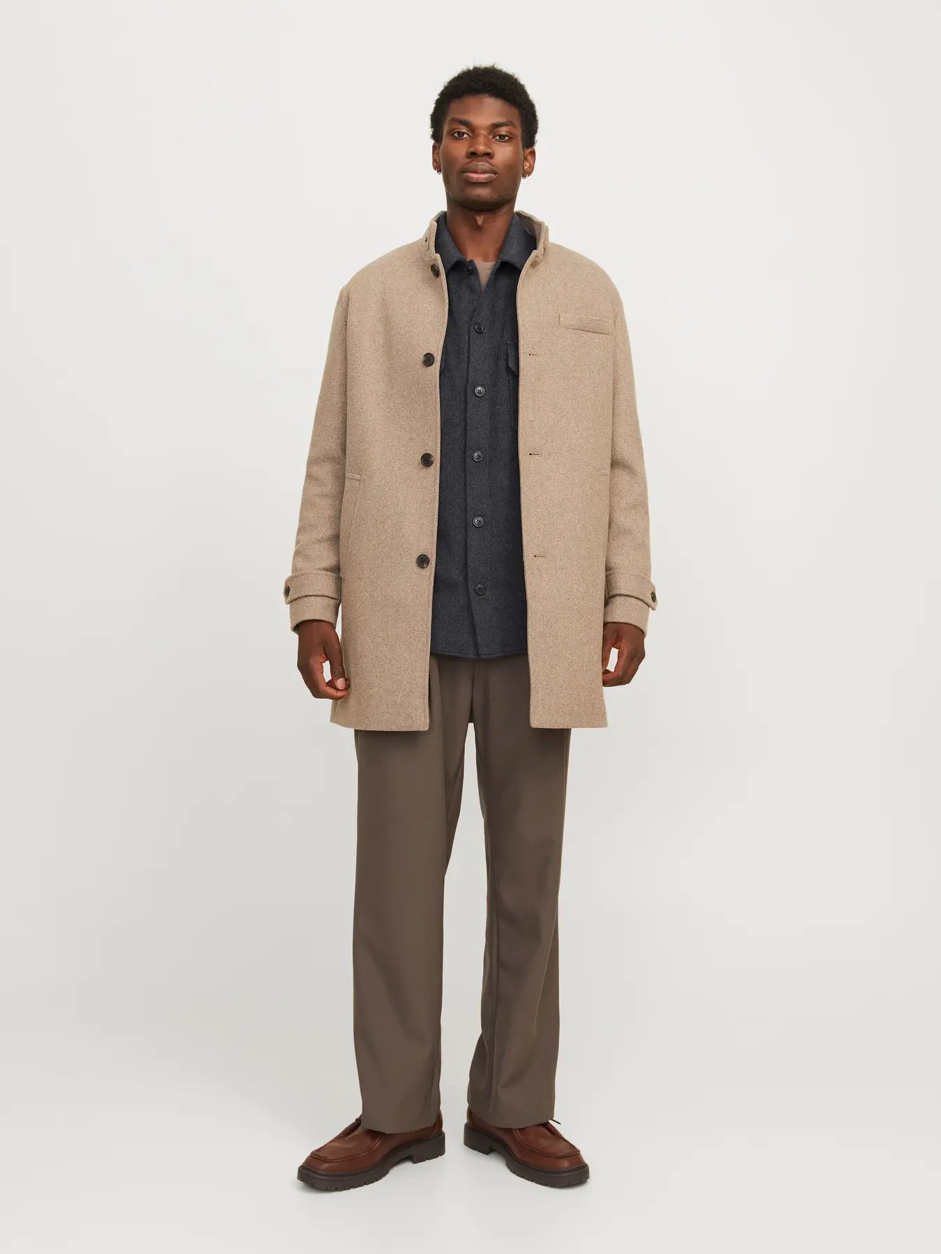 JACK & JONES GIACCA CAMICIA "JJEBRADLEY" RELAXED FIT - Col. nero