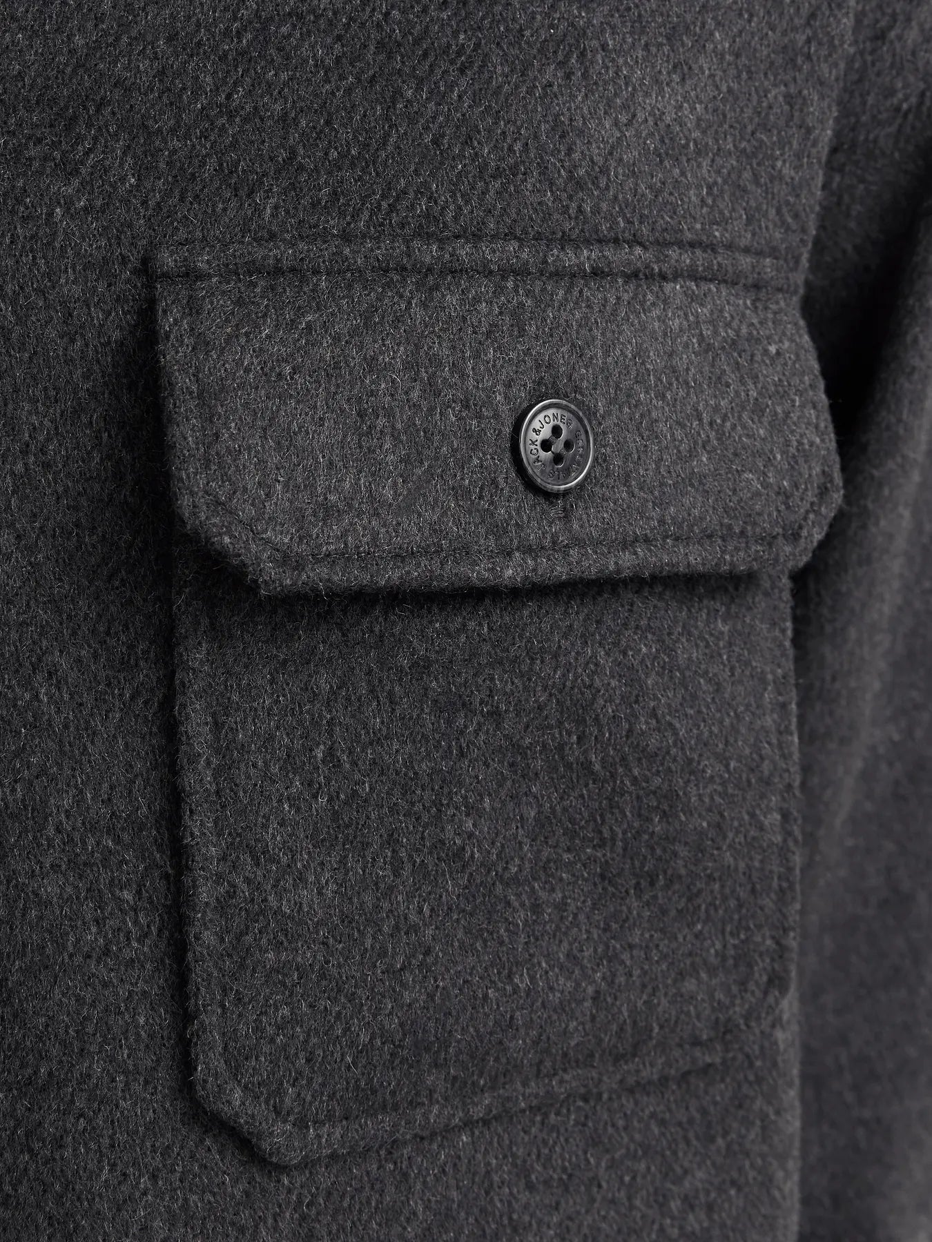 JACK & JONES GIACCA CAMICIA "JJEBRADLEY" RELAXED FIT - Col. nero