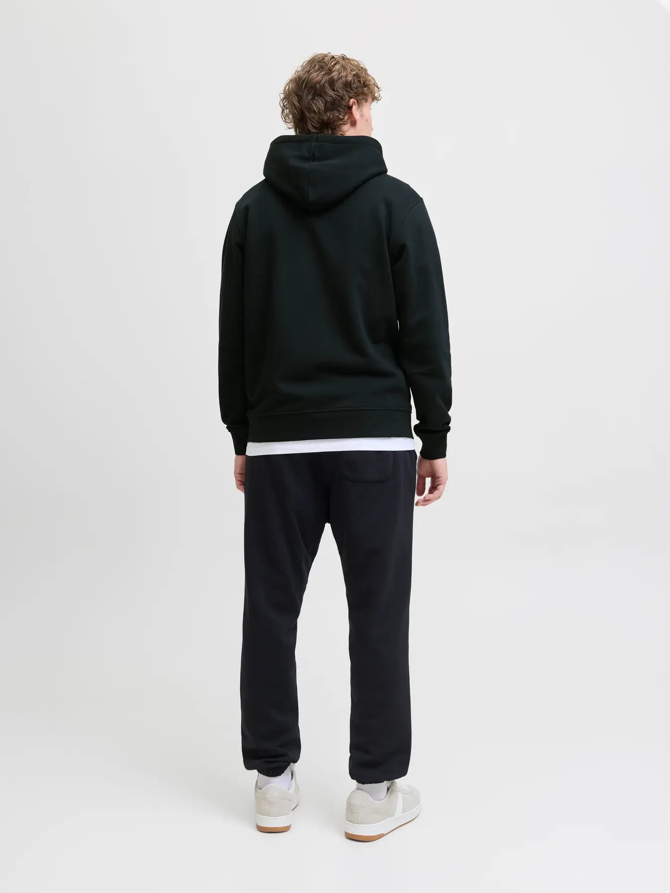 JACK & JONES FELPA CON CAPPUCCIO "JJESOHO" - Nero