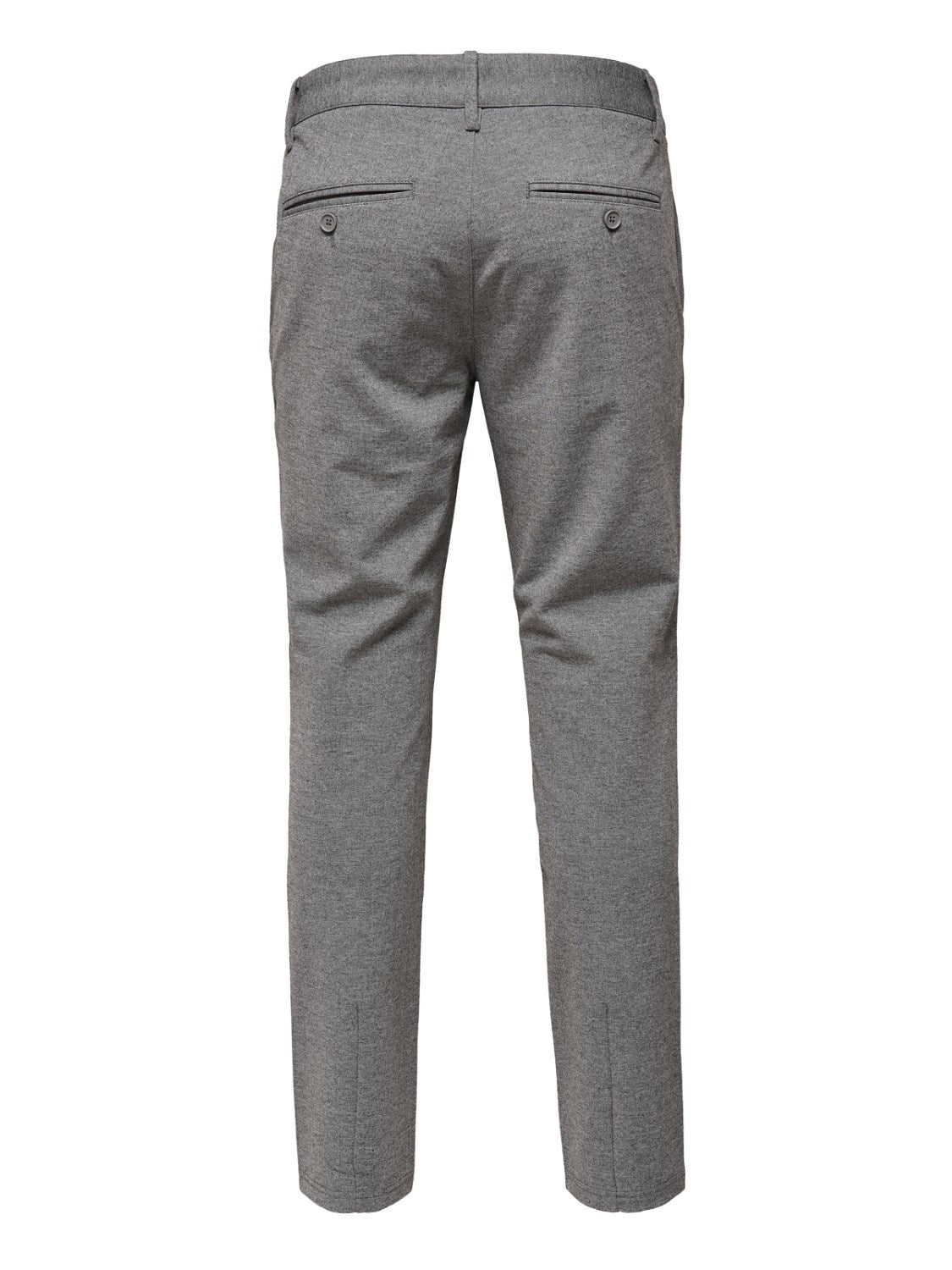 PANTALONI SLIM CHINO "MARK" - Col. Grigio sfumato