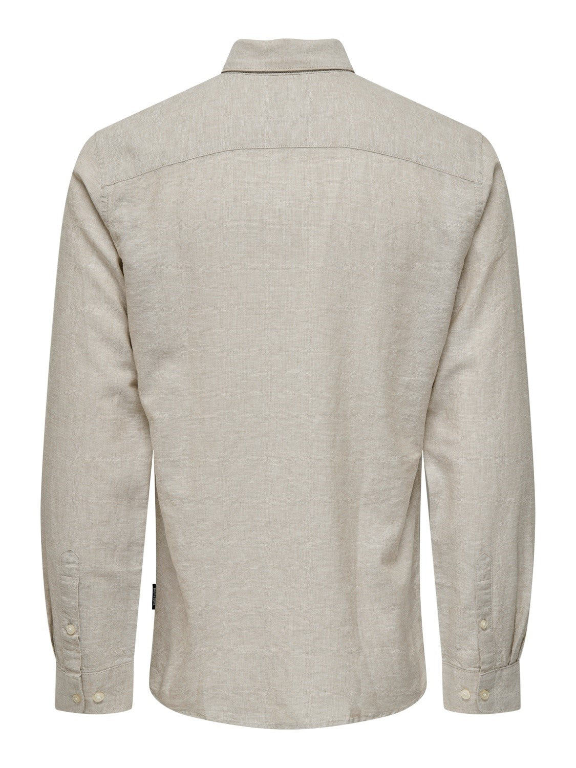 CAMICIA IN MISTO LINO - col. Chinchilla