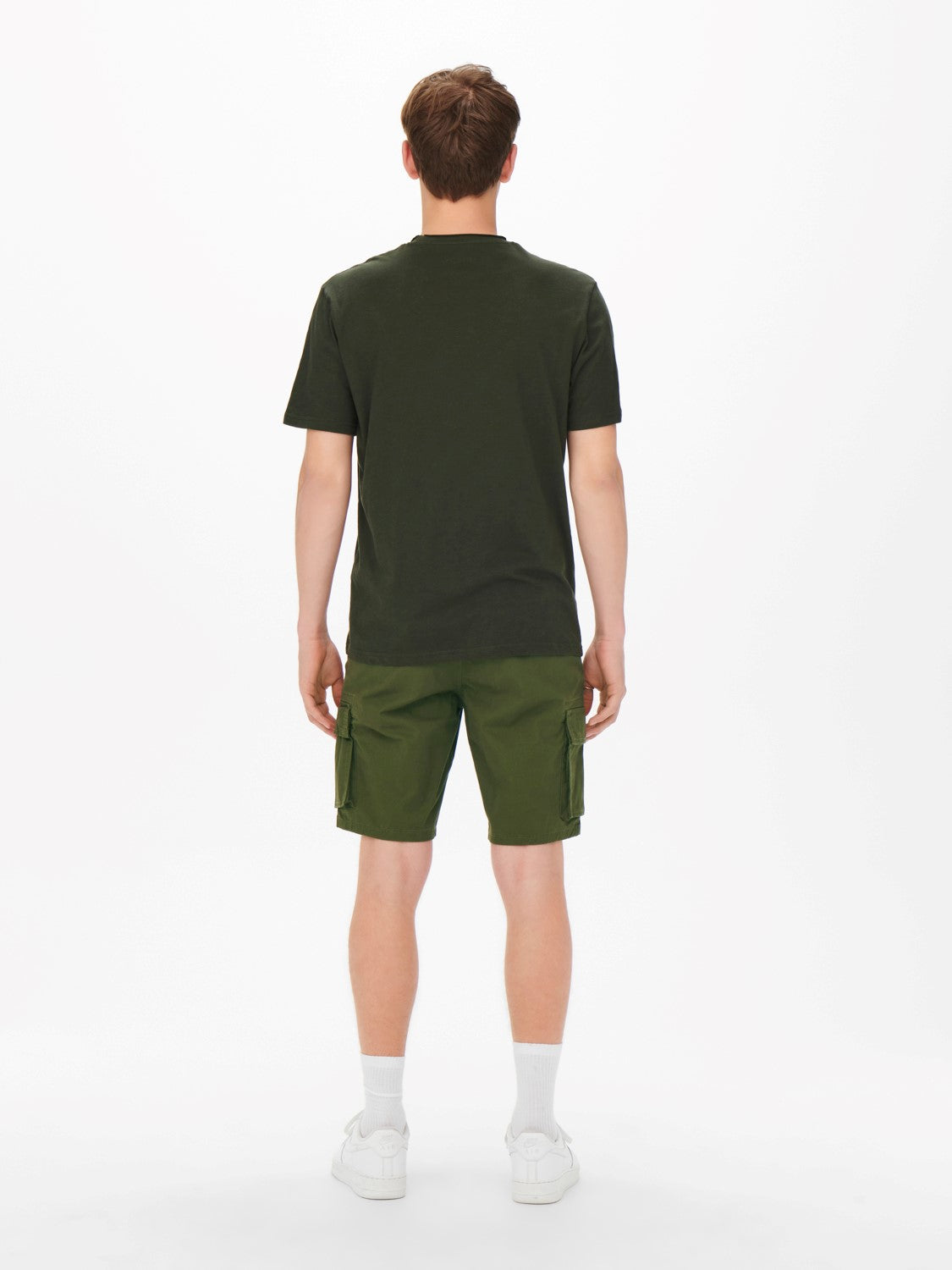 ONLY & SONS PANTALONCINI CARGO - Verde