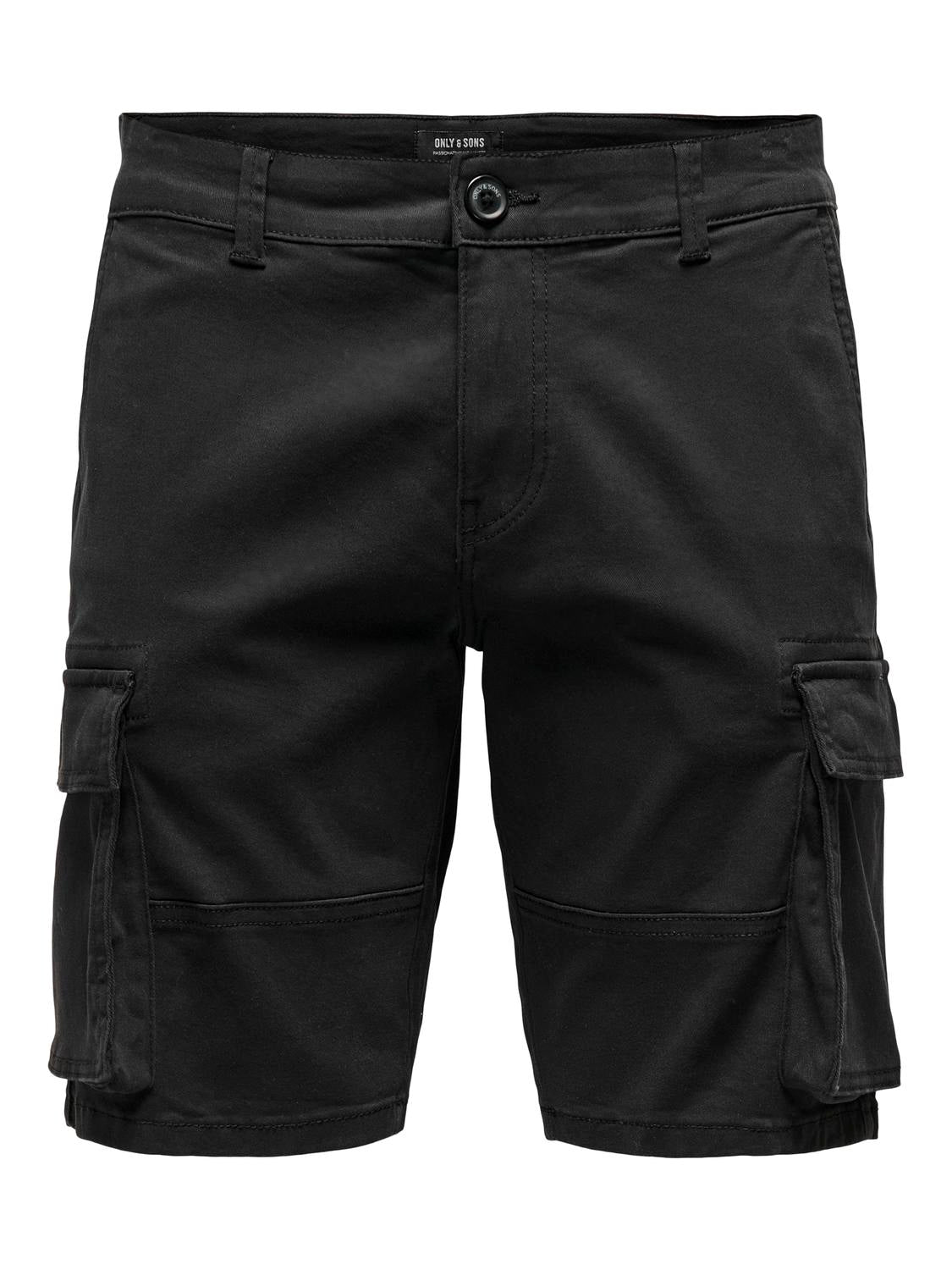 ONLY & SONS CARGO SHORTS - Col. nero