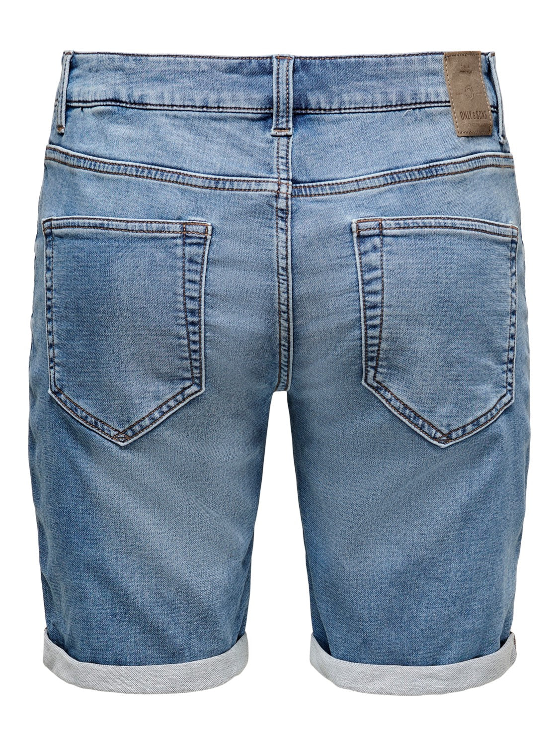 BERMUDA IN JEANS BASIC - BLUE DENIM