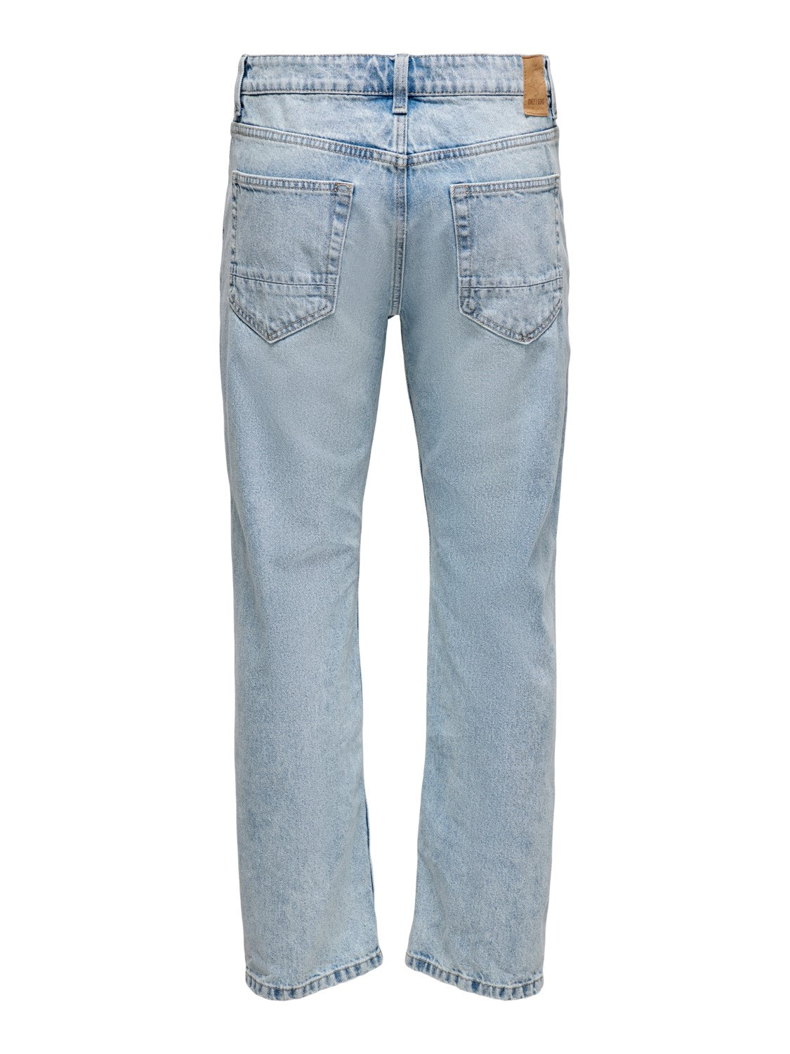 LOOSE EDGE BLUE LIGHT JEANS SENZA STRAPPI