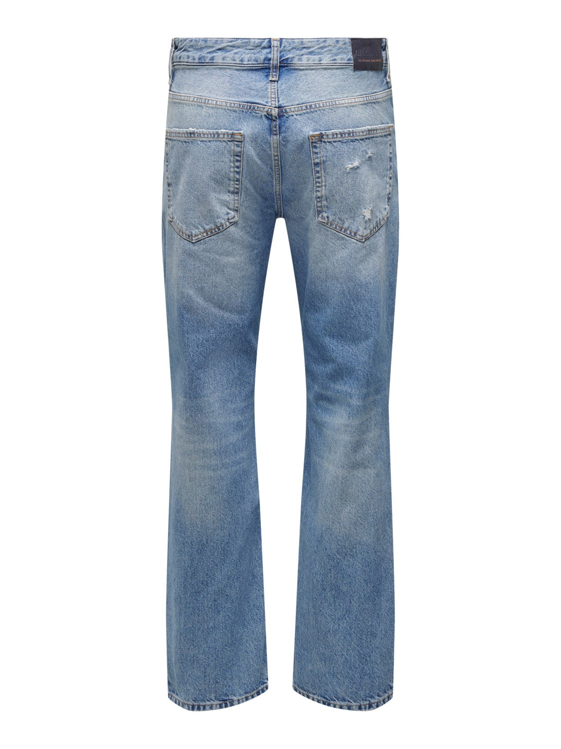 LOOSE BLUE JEANS CON STRAPPI