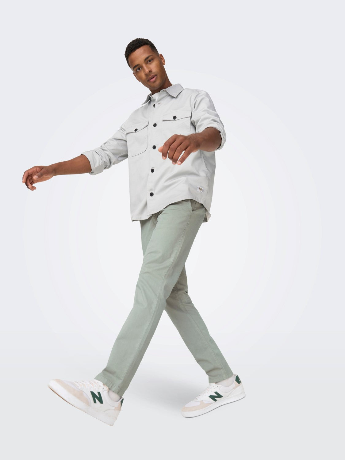 ONLY & SONS PANTALONI CHINO - Limestone