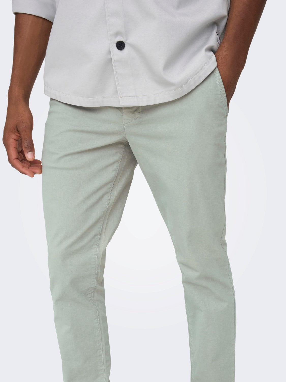 ONLY & SONS PANTALONI CHINO - Limestone