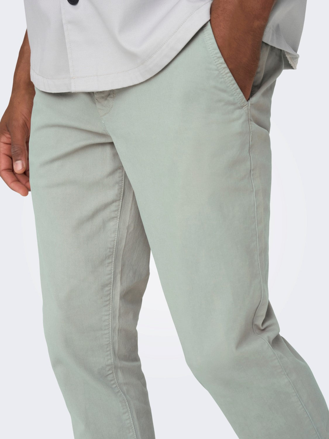 ONLY & SONS PANTALONI CHINO - Limestone