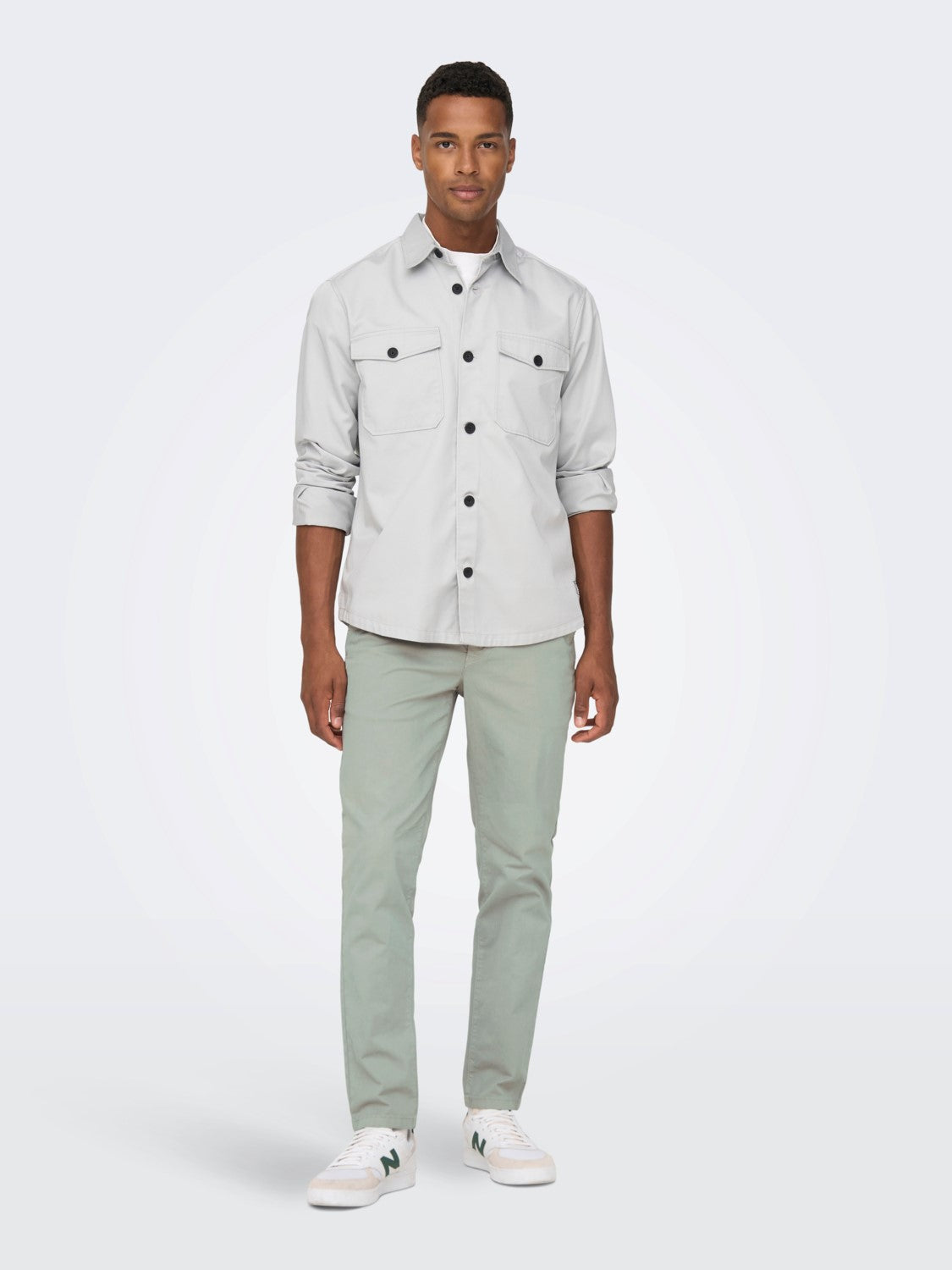 ONLY & SONS PANTALONI CHINO - Limestone