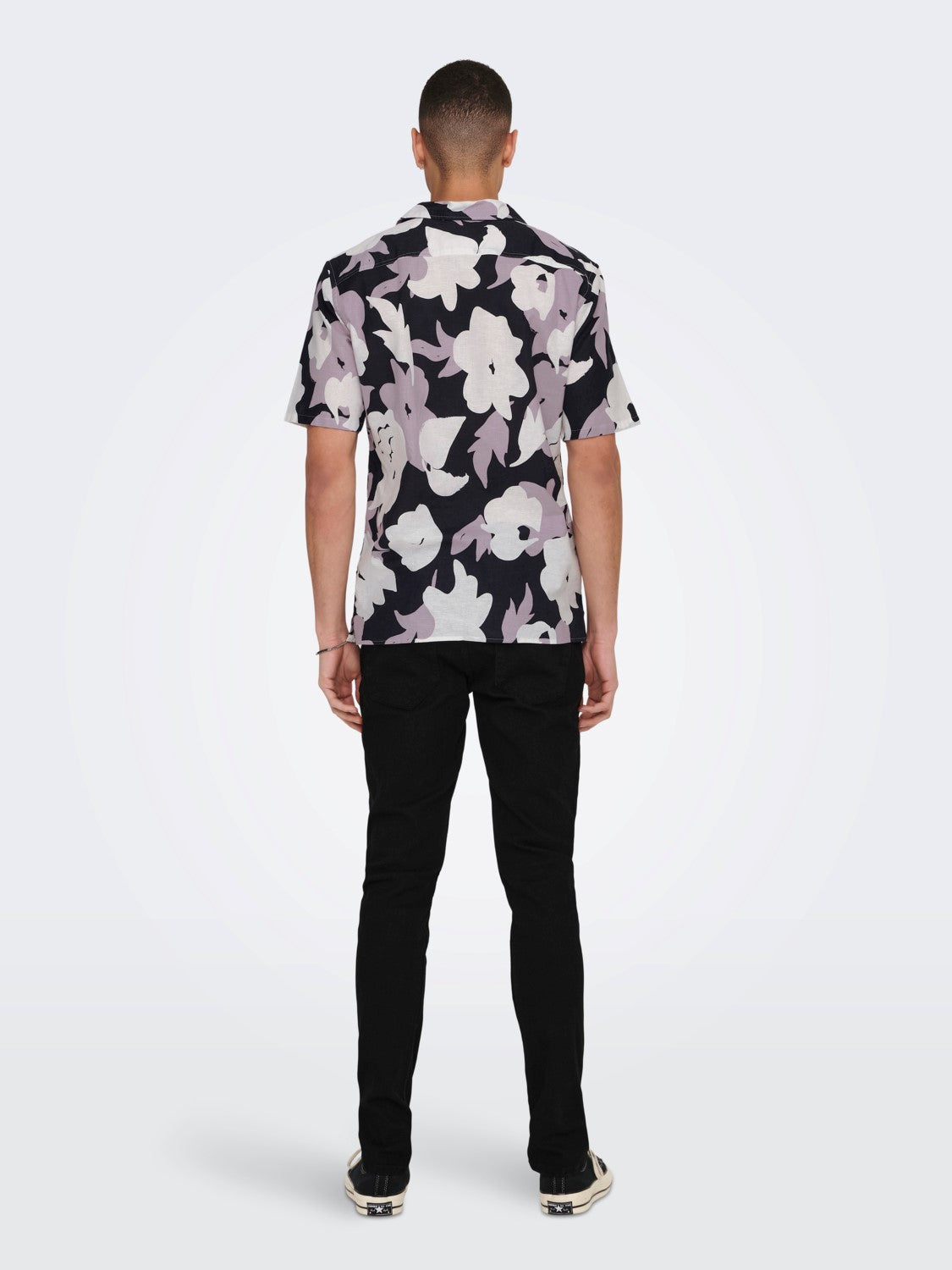 CAMICIA FLOREALE MISTO LINO - Nirvana