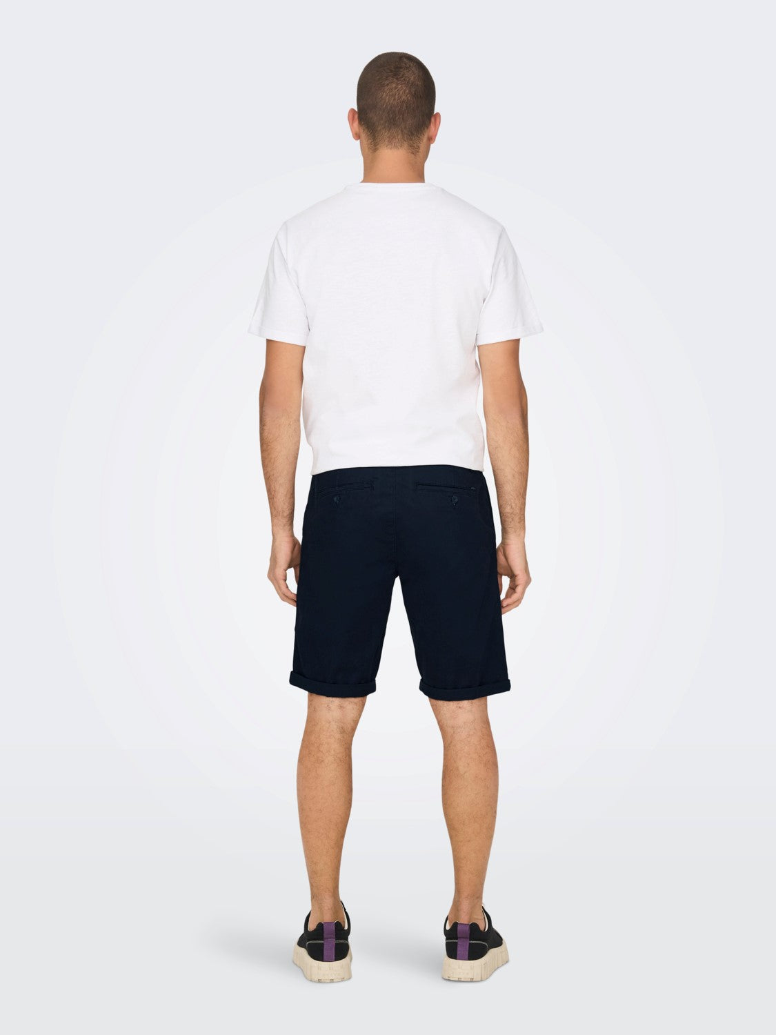 ONLY & SONS PANTALONCINI CHINO - Dark Navy