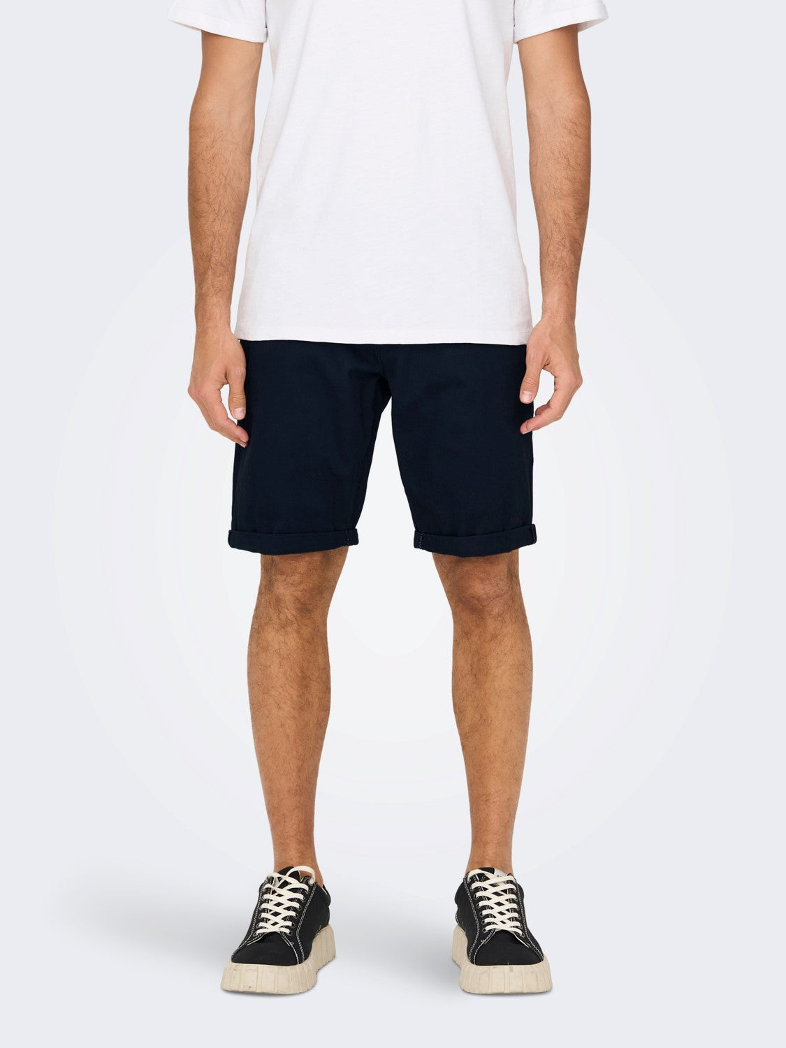 ONLY & SONS PANTALONCINI CHINO - Dark Navy