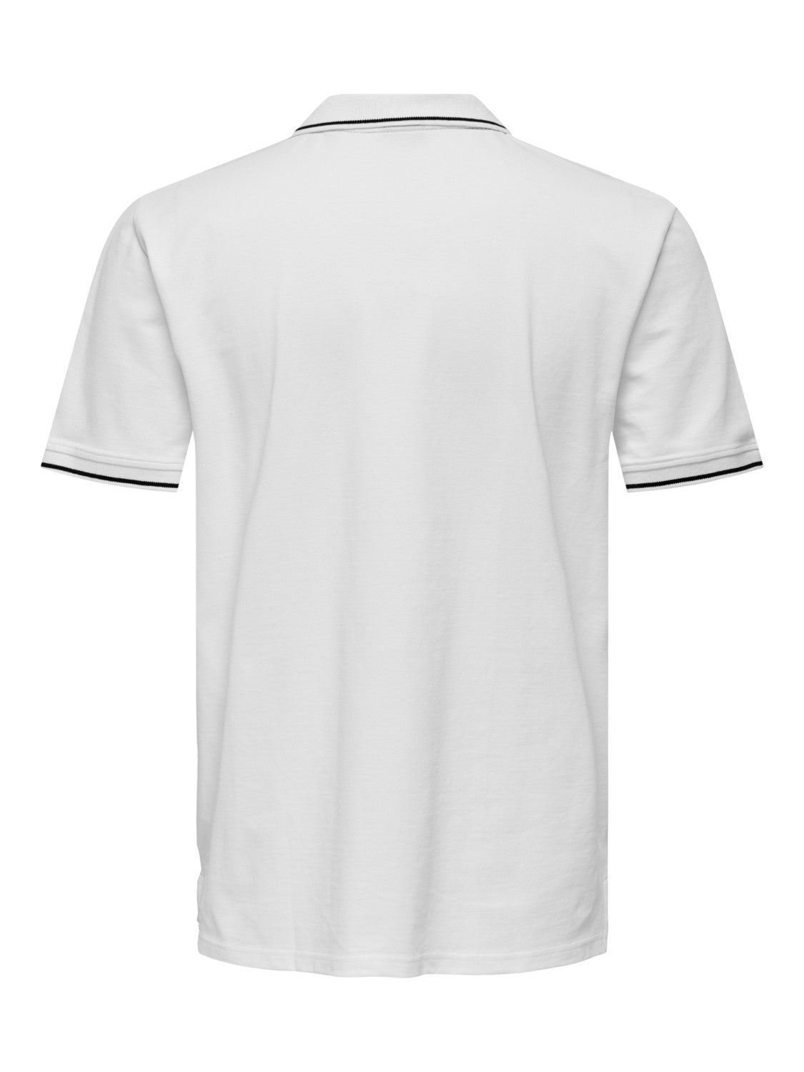 POLO SLIM "ONLY & SONS" IN COTONE - Bianco