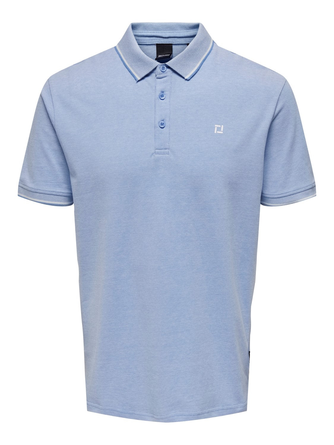 POLO SLIM "ONLY & SONS" IN COTONE - MARINA