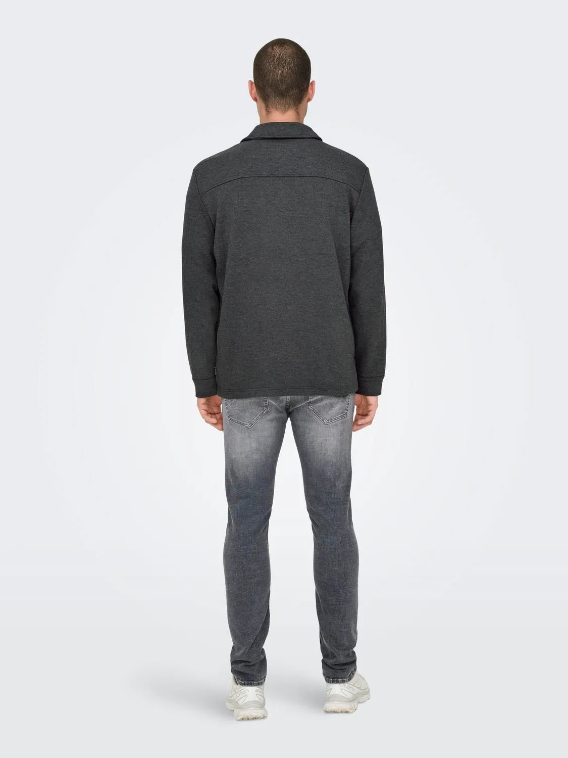 ONLY & SONS GIACCA LEGGERA - Col. grigio scuro