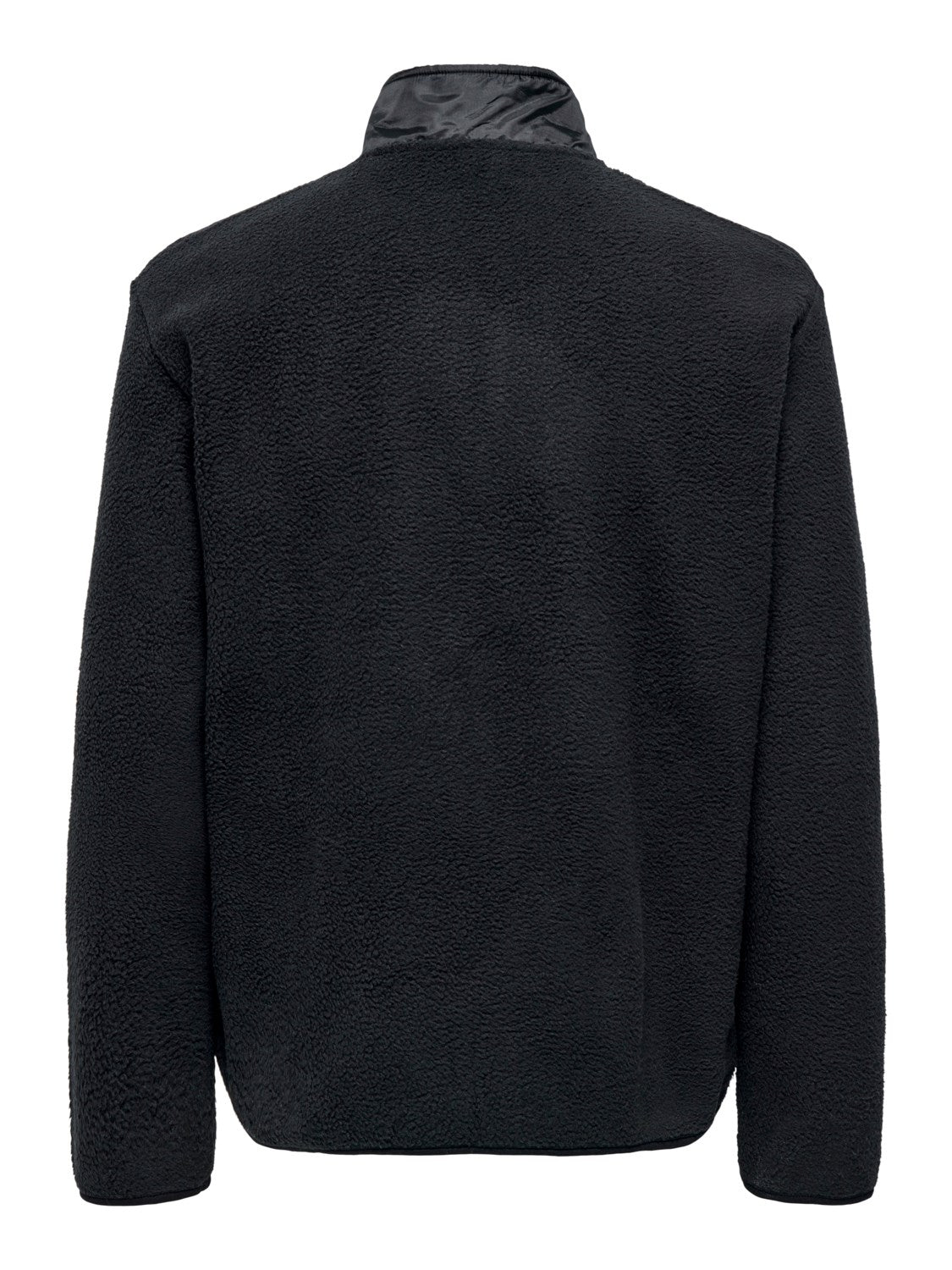 FELPA TEDDY CON TASCHINO "ONLY & SONS" - Col. Nero