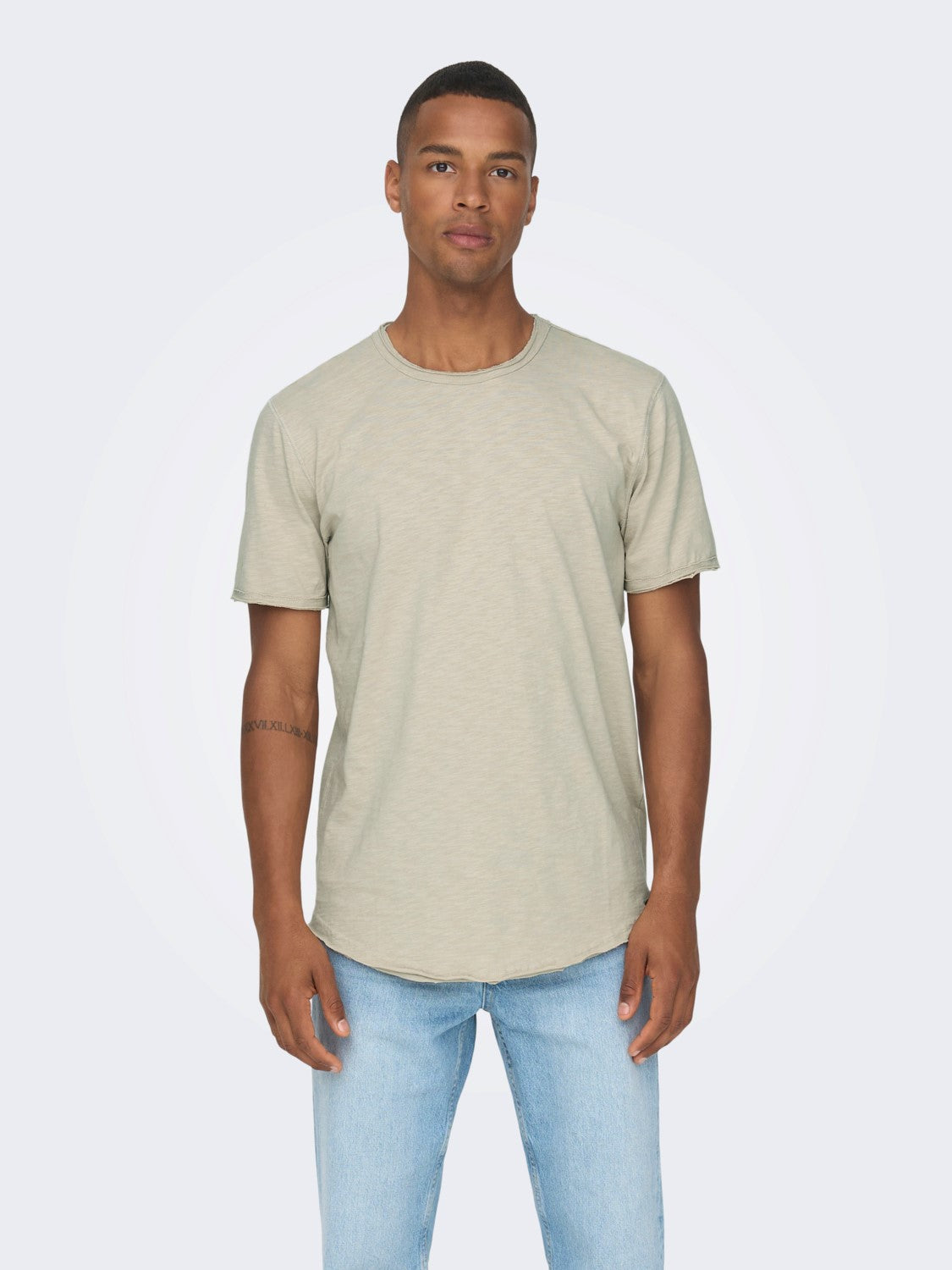ONLY & SONS T-SHIRT BASIC - Col. Beige