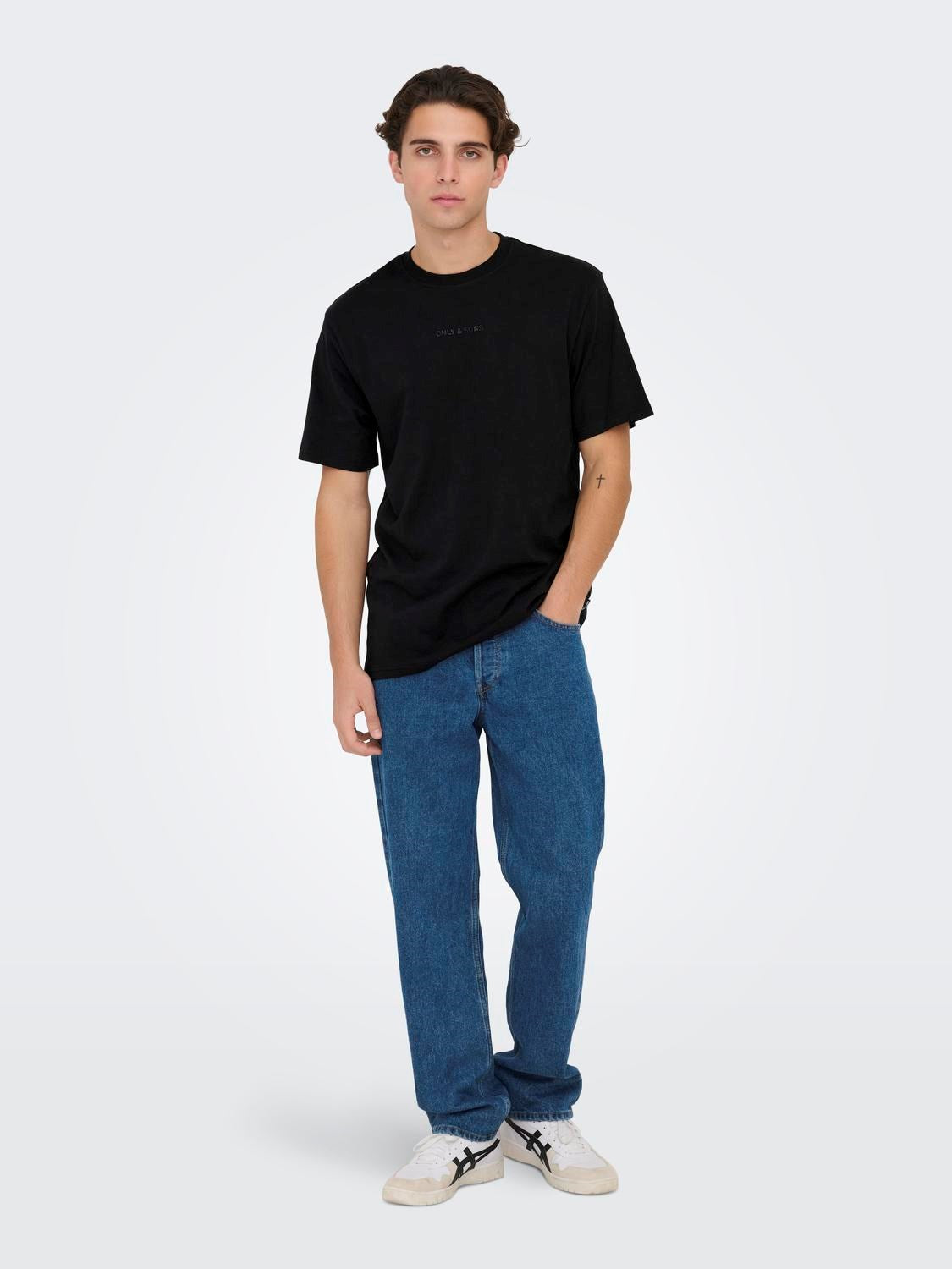 ONLY & SONS T-SHIRT 3D - col. nero