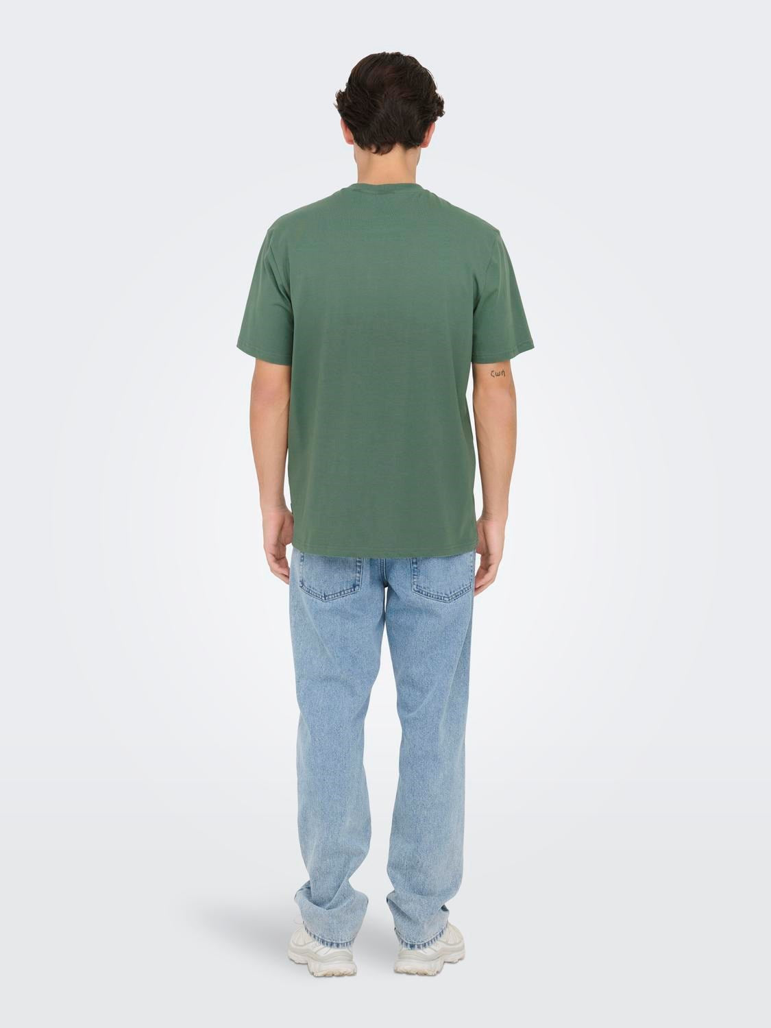 ONLY & SONS T-SHIRT 3D - Dark forest