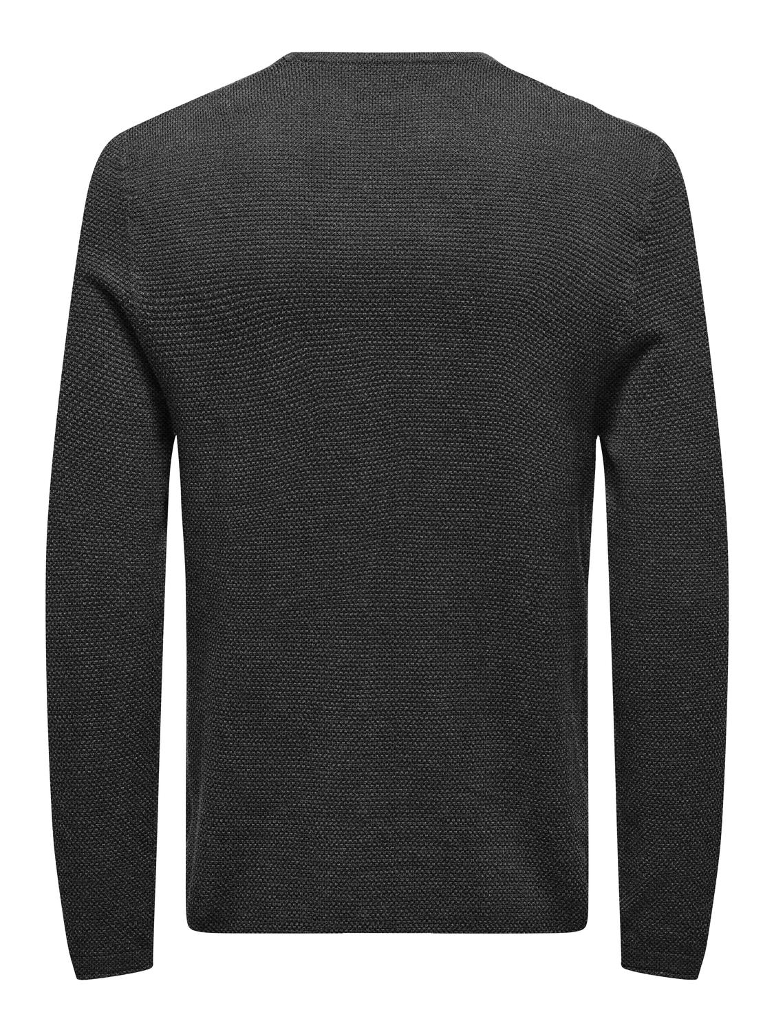 MAGLIONCINO ONLY & SONS - col. Grigio scuro