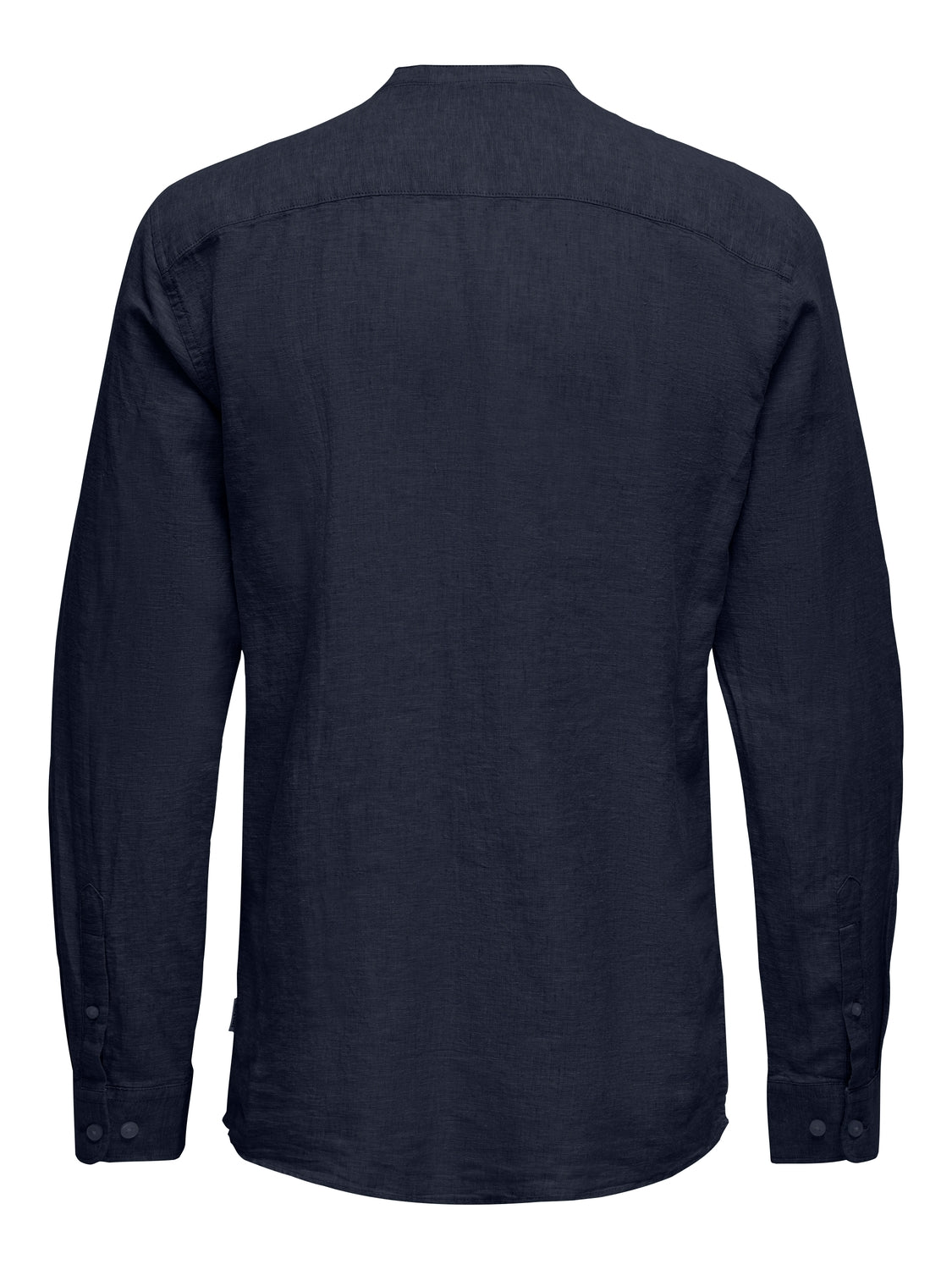 CAMICIA MISTO LINO SLIM FIT - Col. Blu