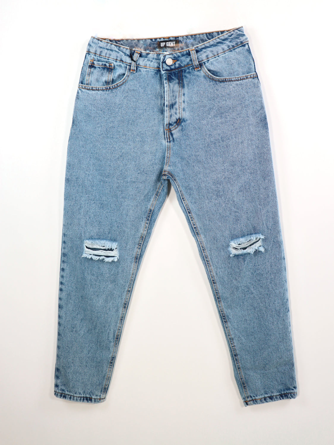 LIGHT JEANS CROPPED - Blue Light Denim