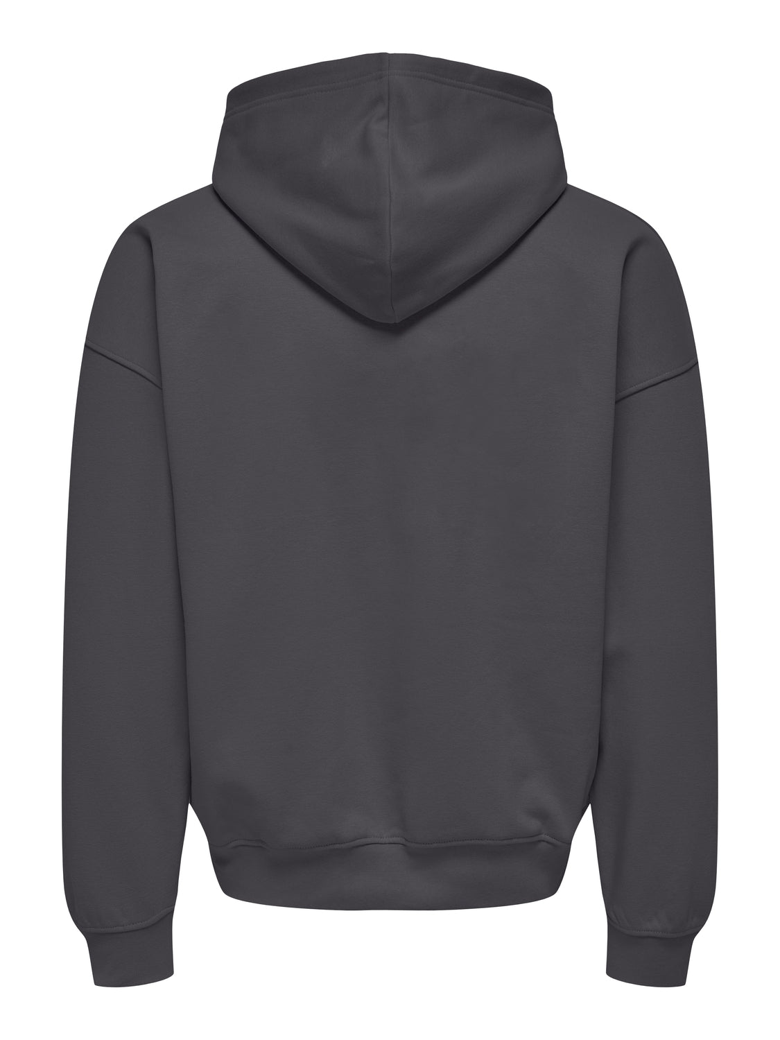 FELPA CON CAPPUCCIO "APOLOGIES IN CASH" - Col. Grey