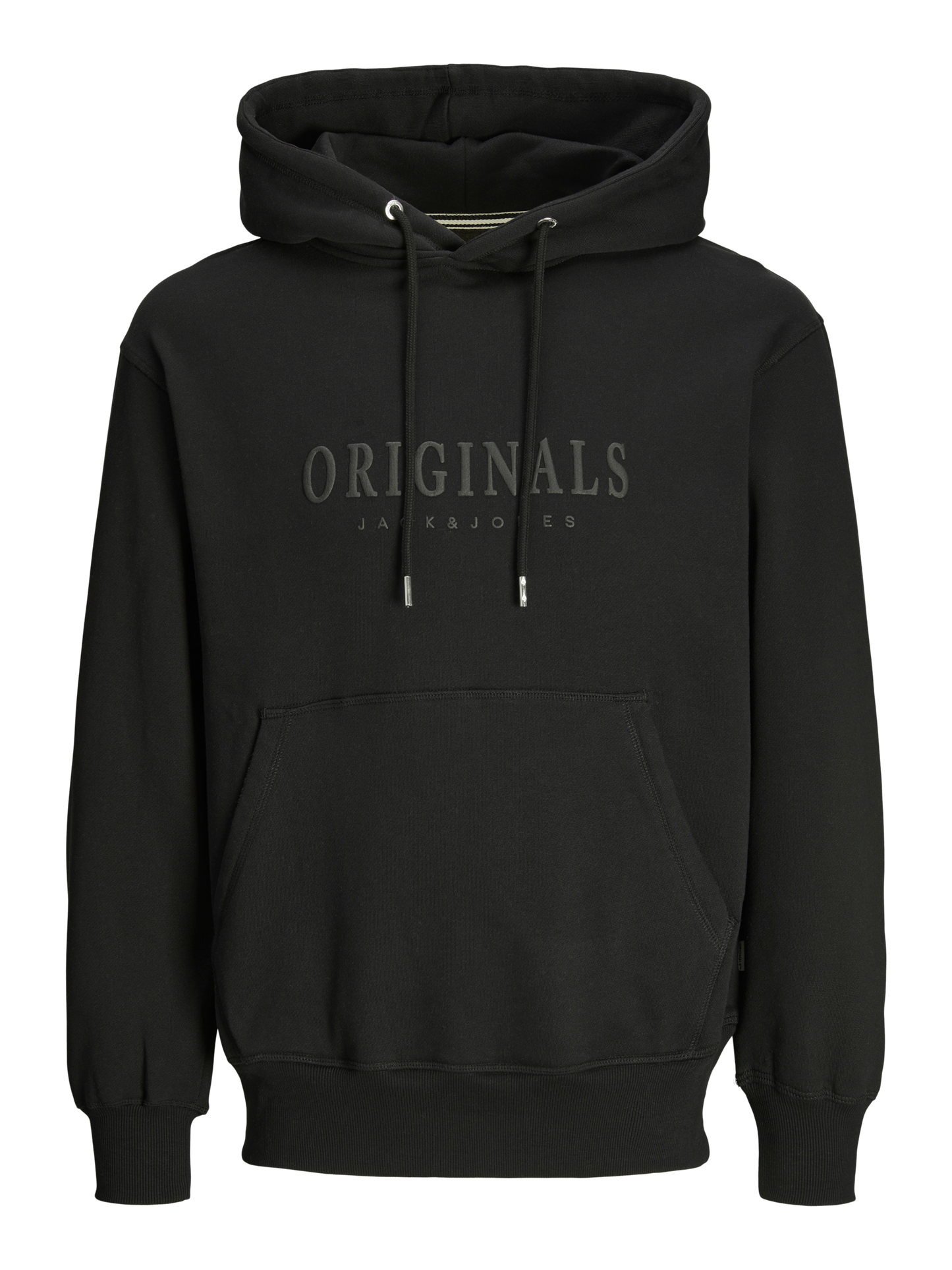 JACK & JONES FELPA CON CAPPUCCIO "ORIGINALS" - Col. nero