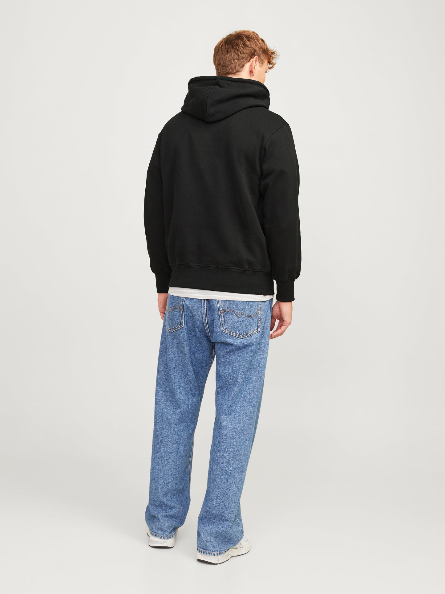 JACK & JONES FELPA CON CAPPUCCIO "ORIGINALS" - Col. nero