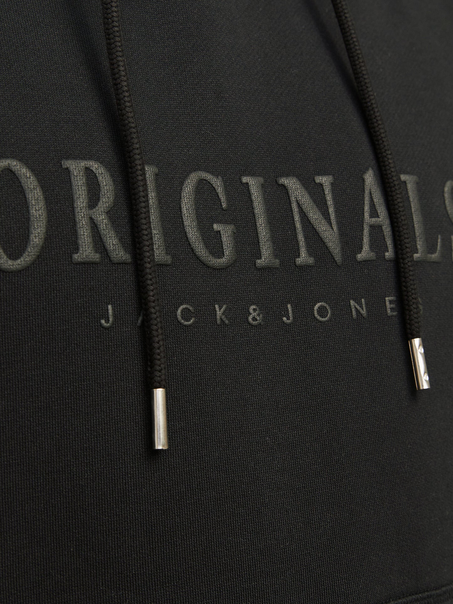 JACK & JONES FELPA CON CAPPUCCIO "ORIGINALS" - Col. nero