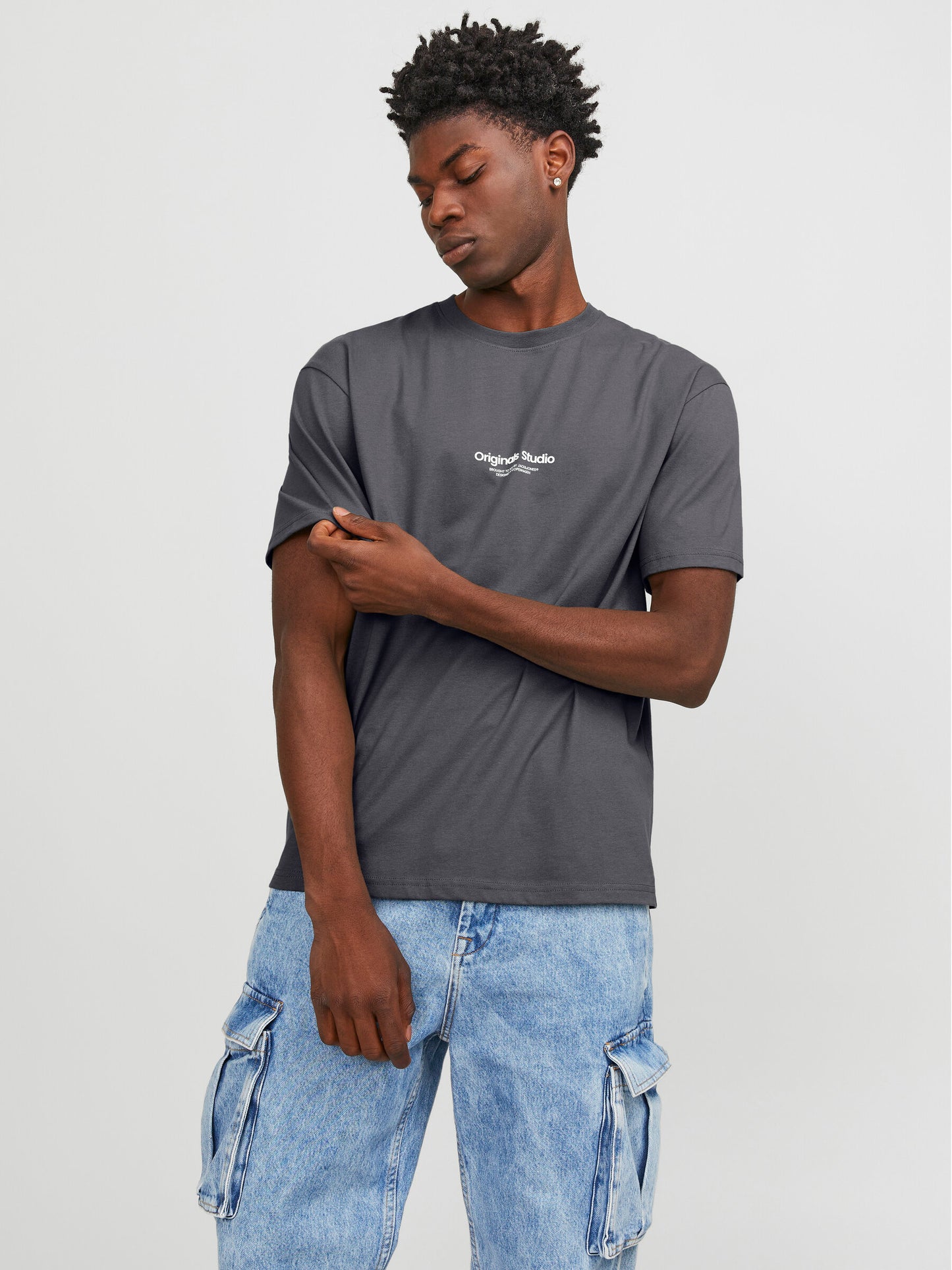 JACK & JONES T-SHIRT ORIGINALS STUDIO - Col. Grigio