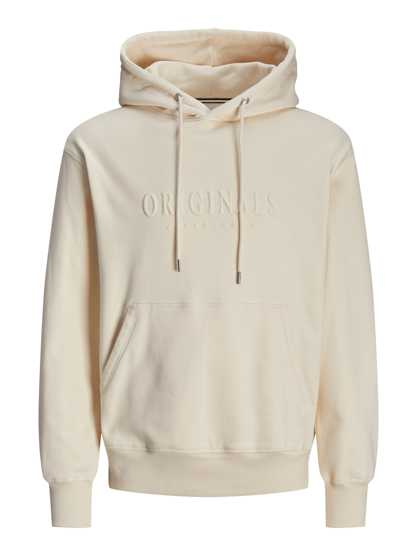JACK & JONES FELPA CON CAPPUCCIO "ORIGINALS" - Col. beige