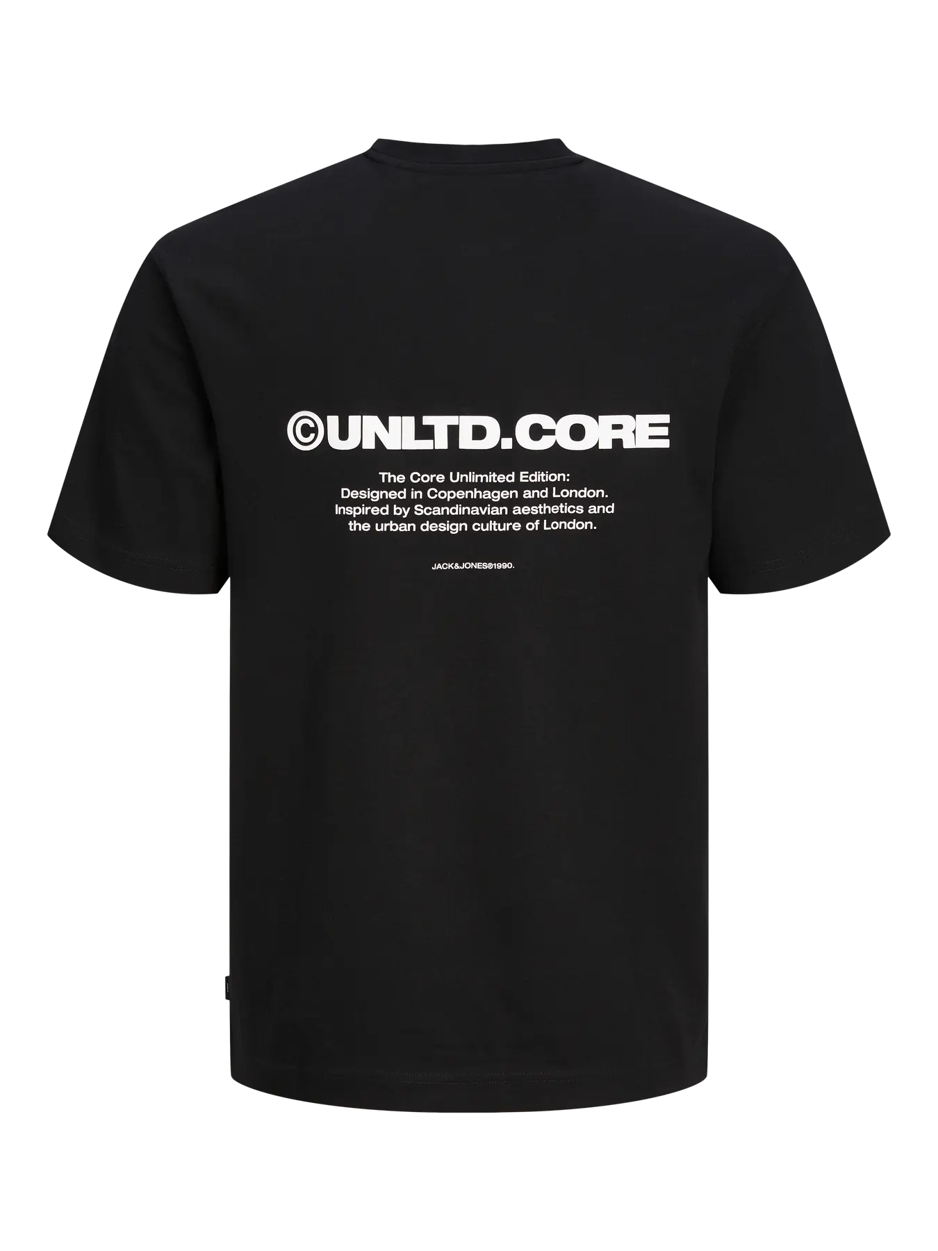 JACK & JONES T-SHIRT UNLTD CORE - Col. Nero