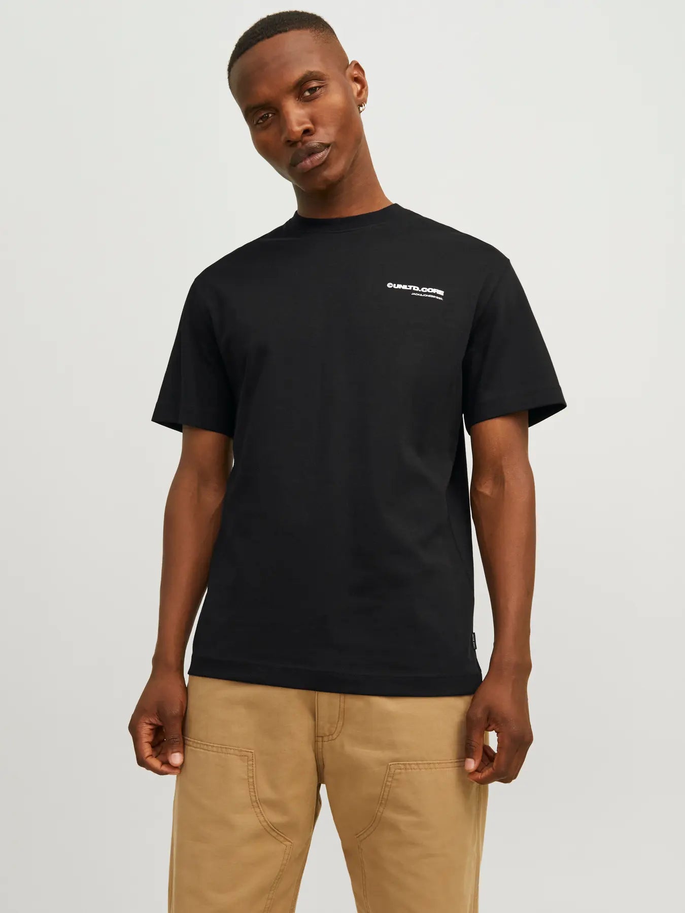 JACK & JONES T-SHIRT UNLTD CORE - Col. Nero