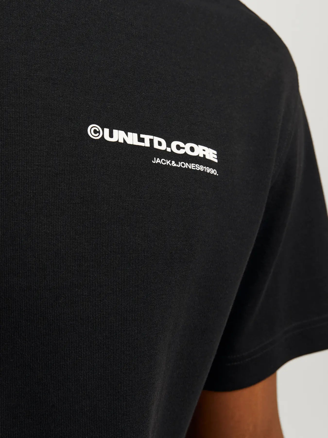 JACK & JONES T-SHIRT UNLTD CORE - Col. Nero