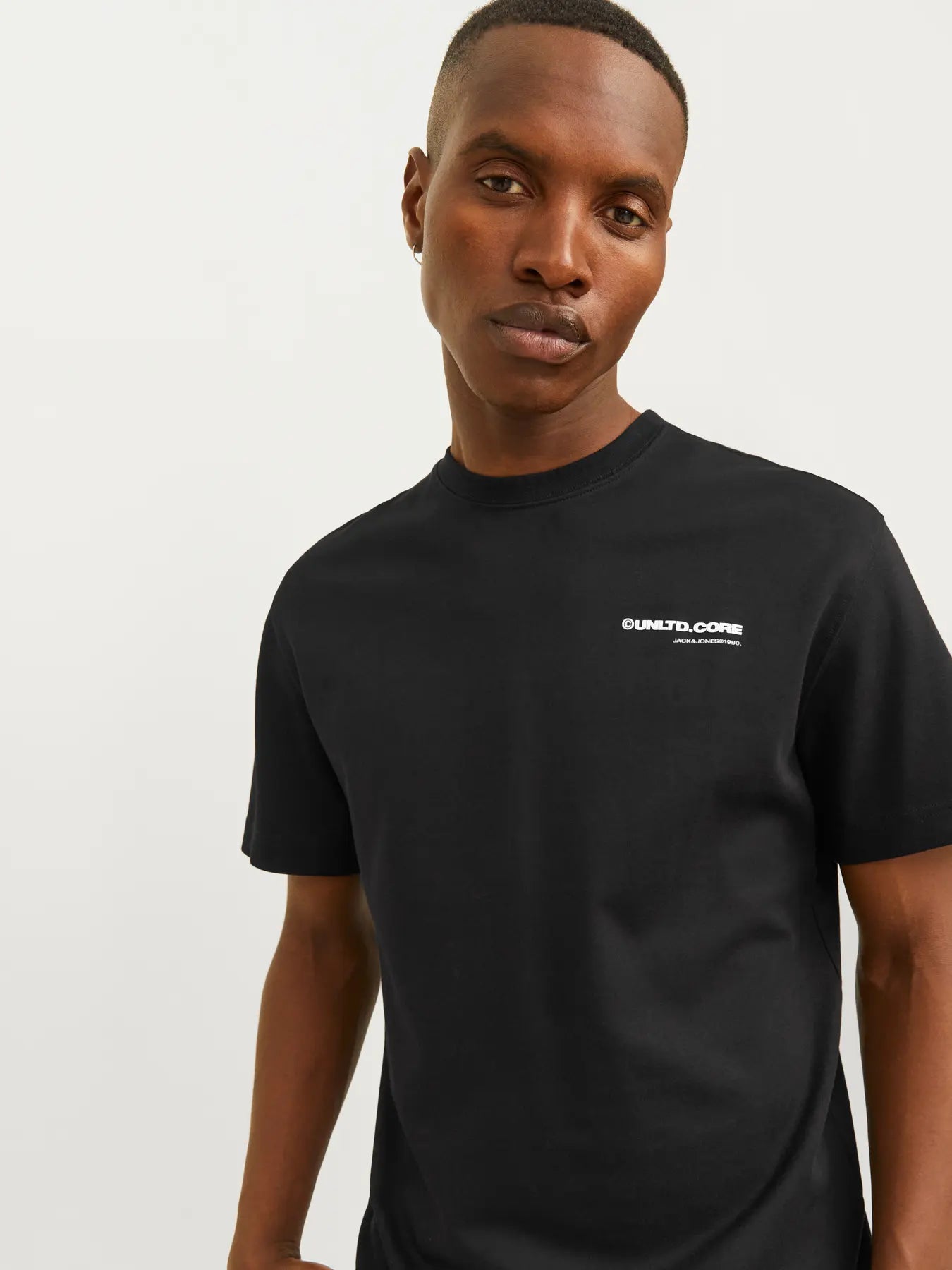 JACK & JONES T-SHIRT UNLTD CORE - Col. Nero