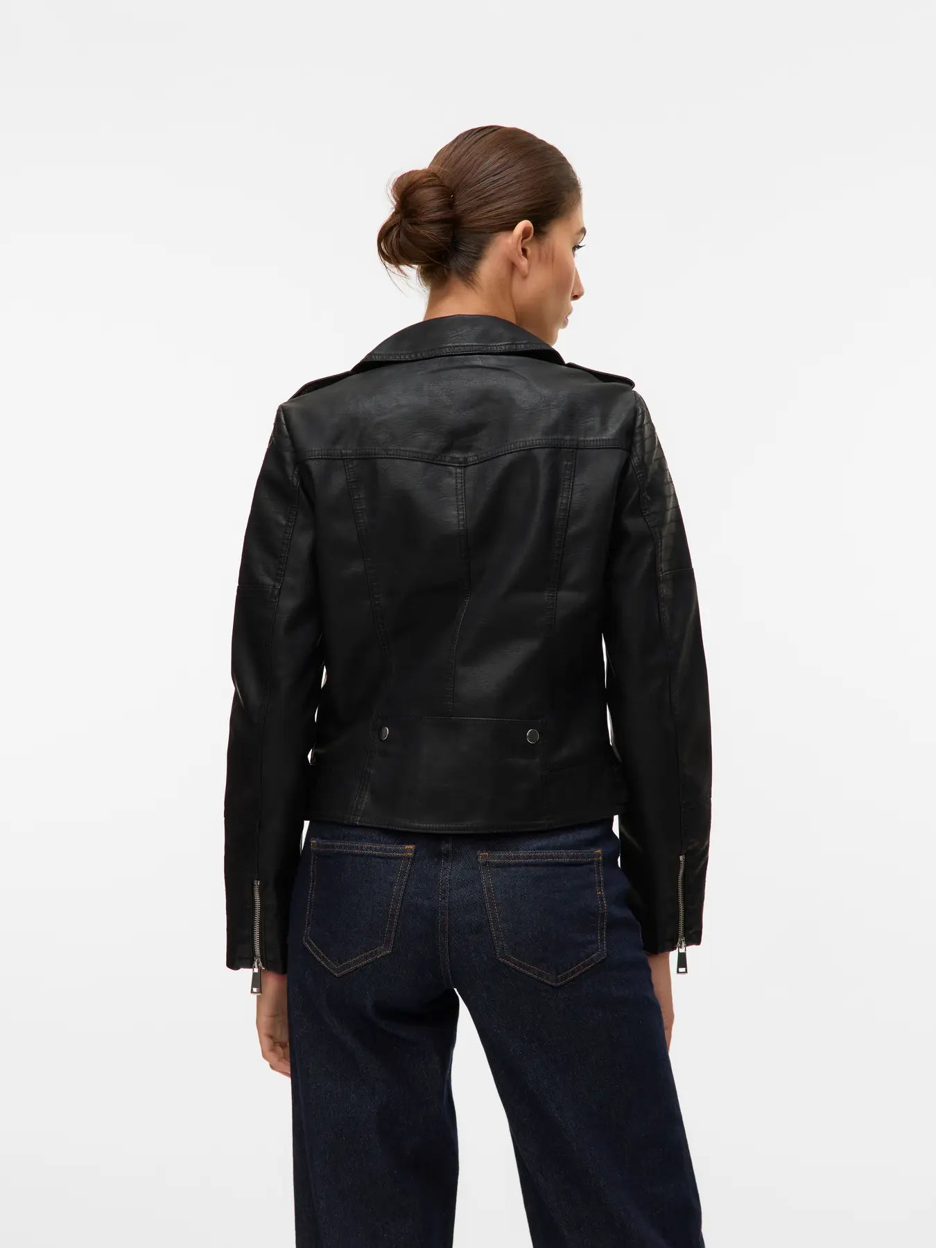 Vero Moda - Giacca biker in pelle sintetica