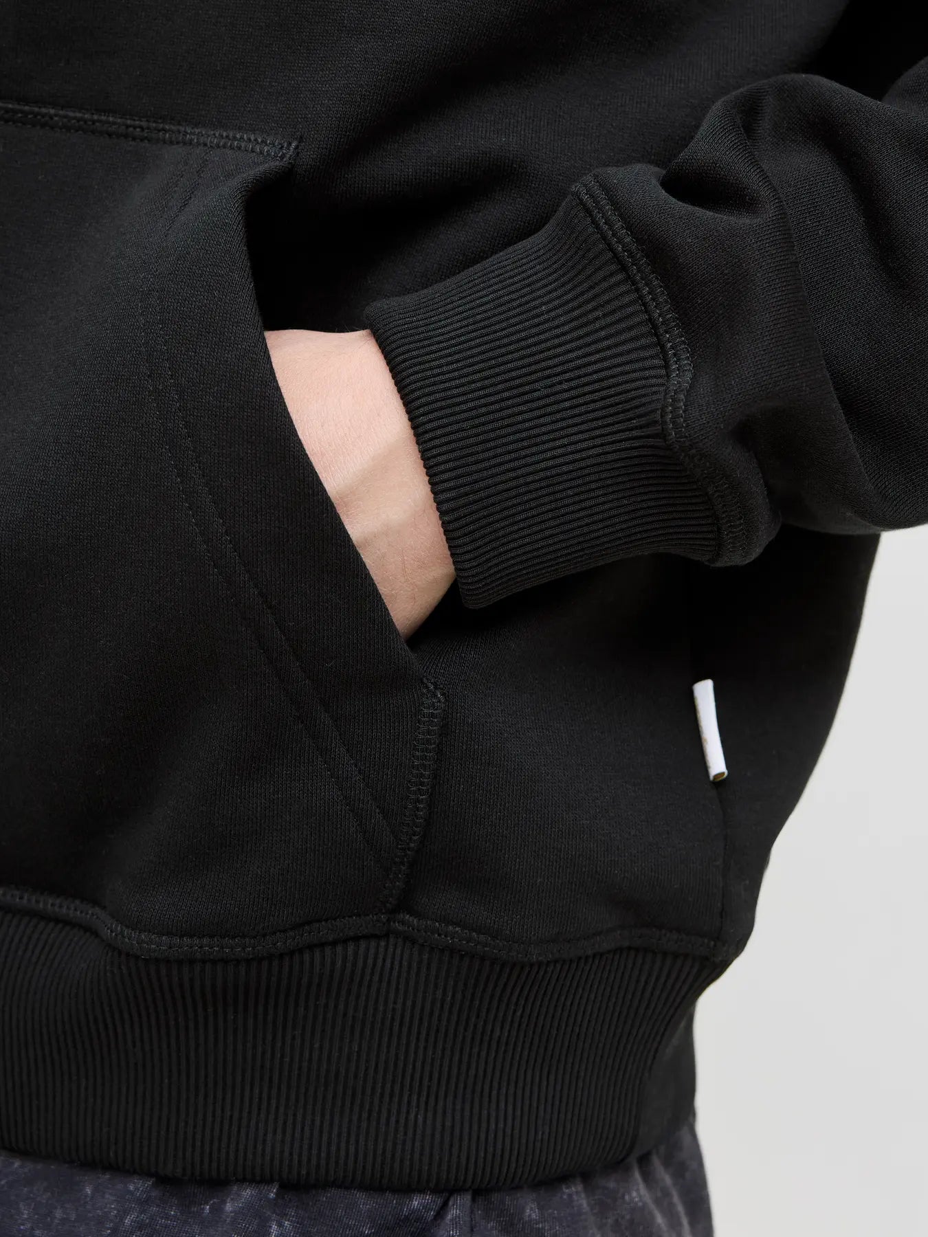 JACK & JONES FELPA CON CAPPUCCIO "JORNORREBRO" - Nero